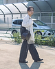 【26AW】THEワイドジーントラウザーズ（ピンク×ブラック）