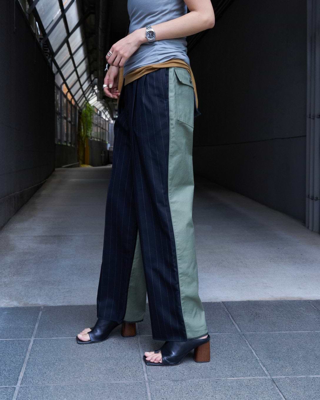 【INSCRIRE /アンスクリア】Hybrid Baker Pants：パンツ INSCRIRE】ハイブリッドベイカーパンツ – ファッションスナップストア