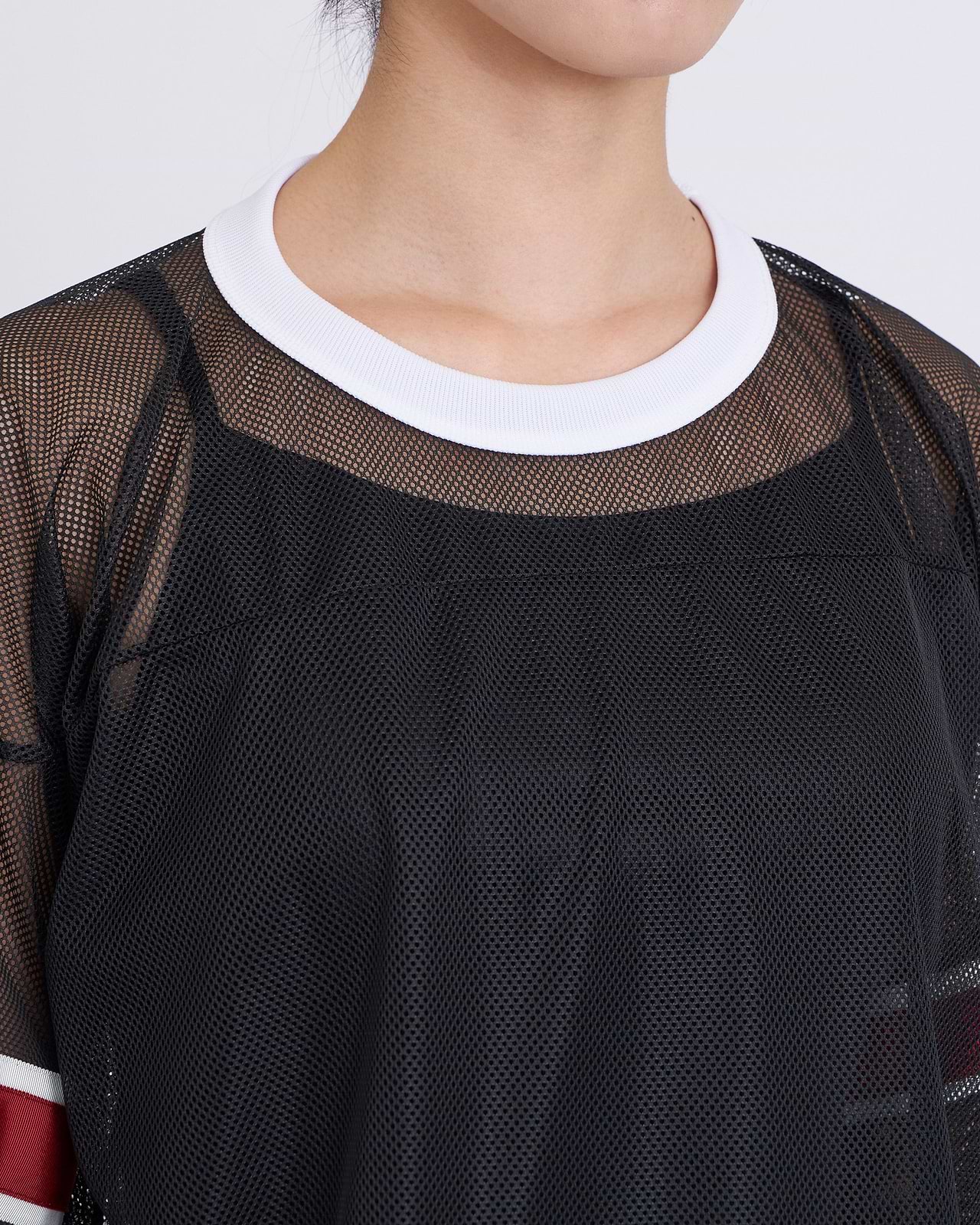 ポリエステルメッシュフットボールシャツ