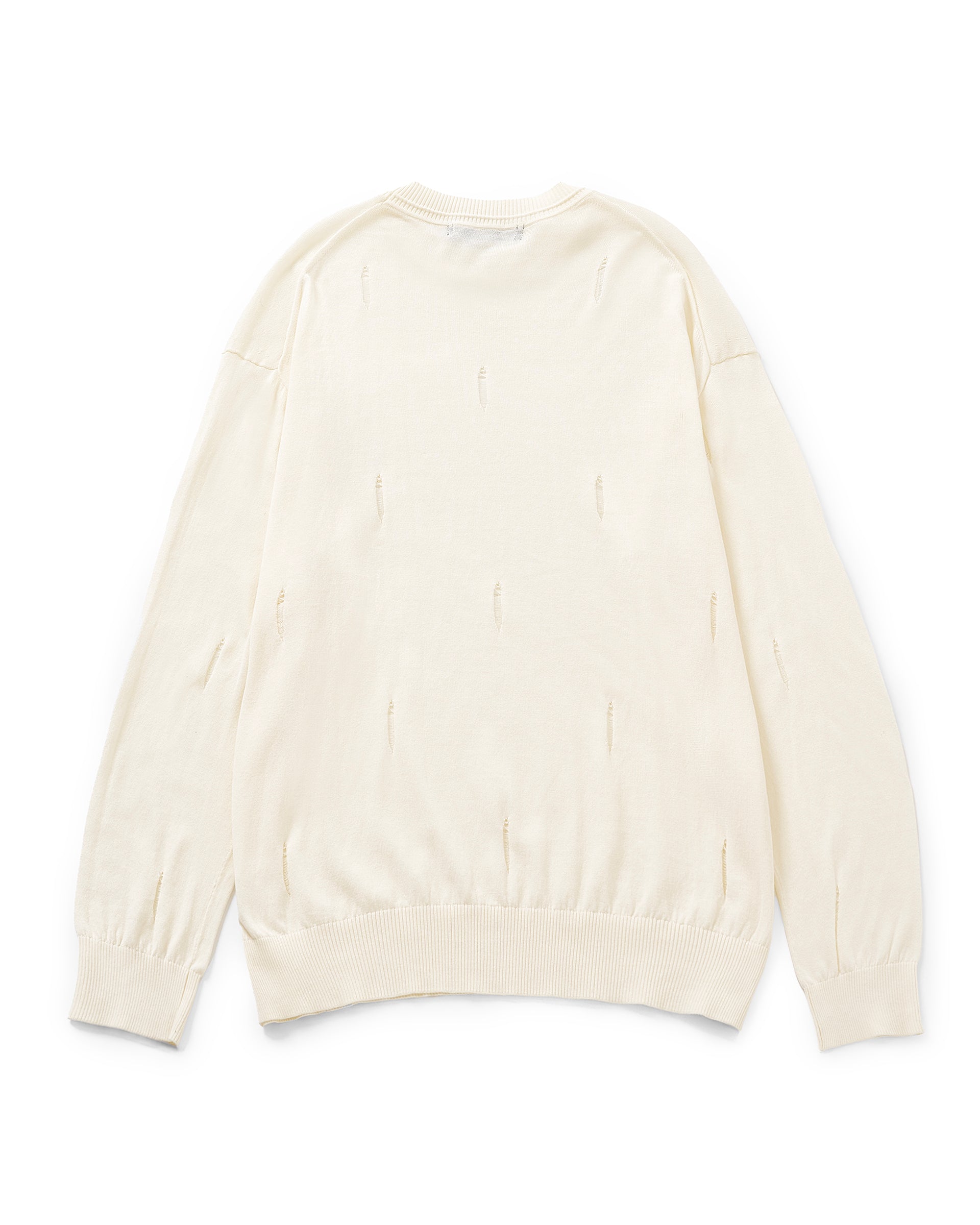 TARO HORIUCHI / th products】ダメージホールニットプルオーバー