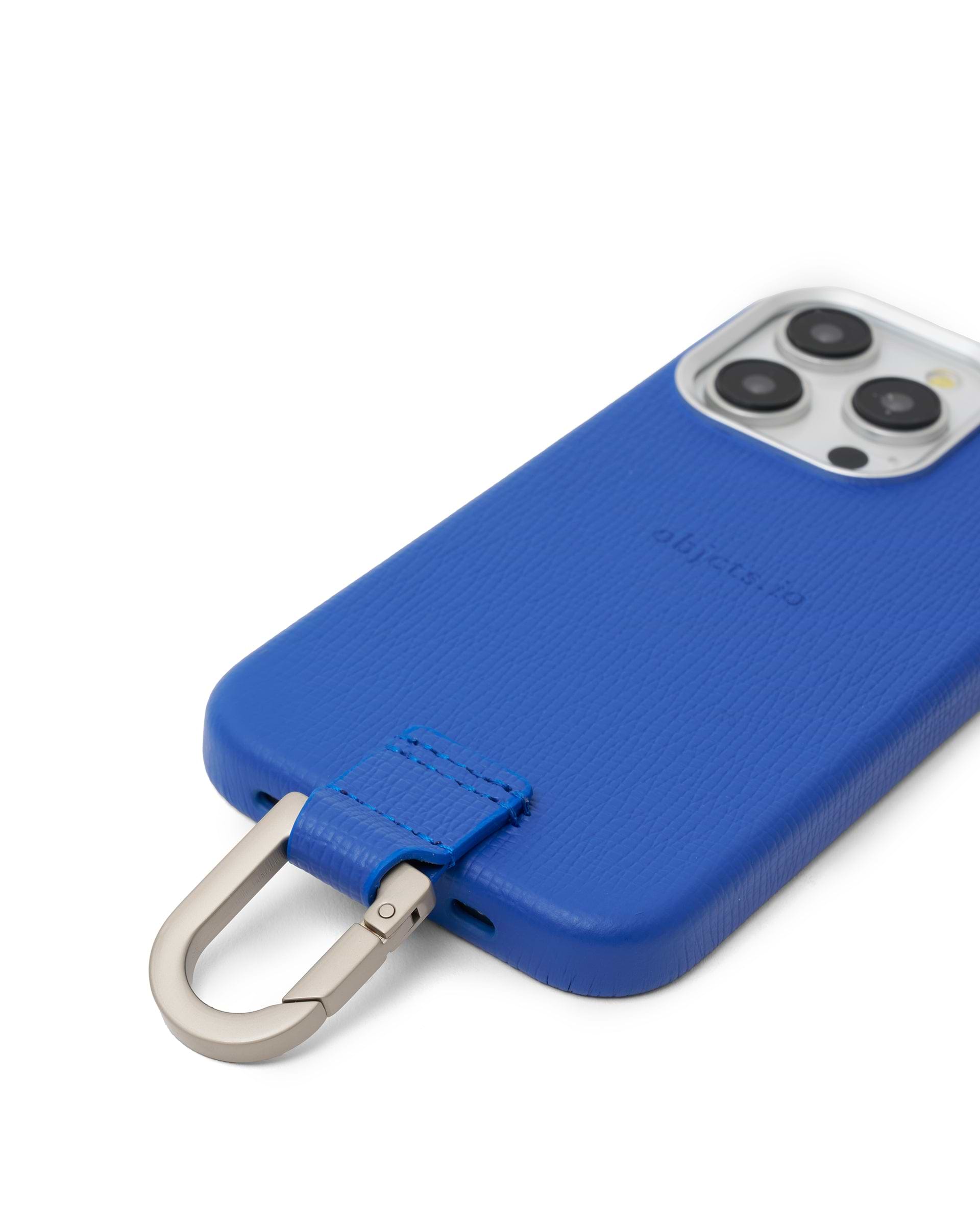 objcts.io】カラビナ付iPhoneケース（ラピスブルー） – ファッション