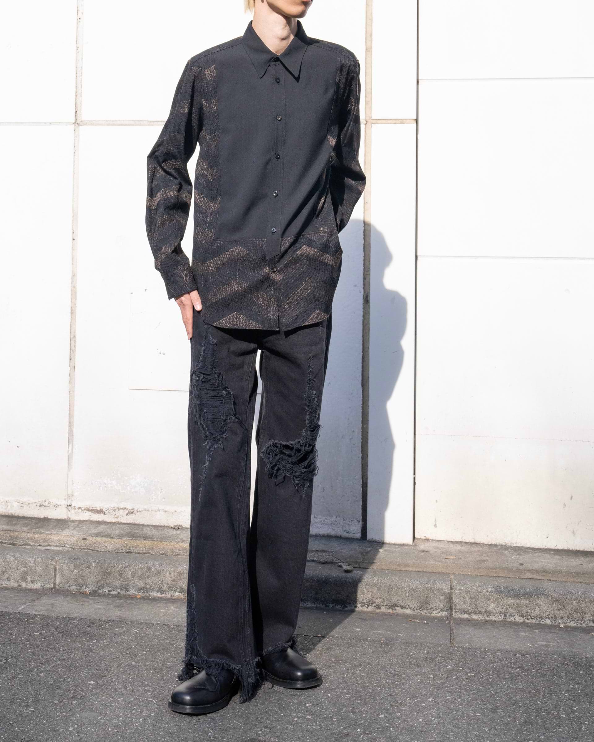 IRENISA】フロントパネルシャツ – ファッションスナップストア