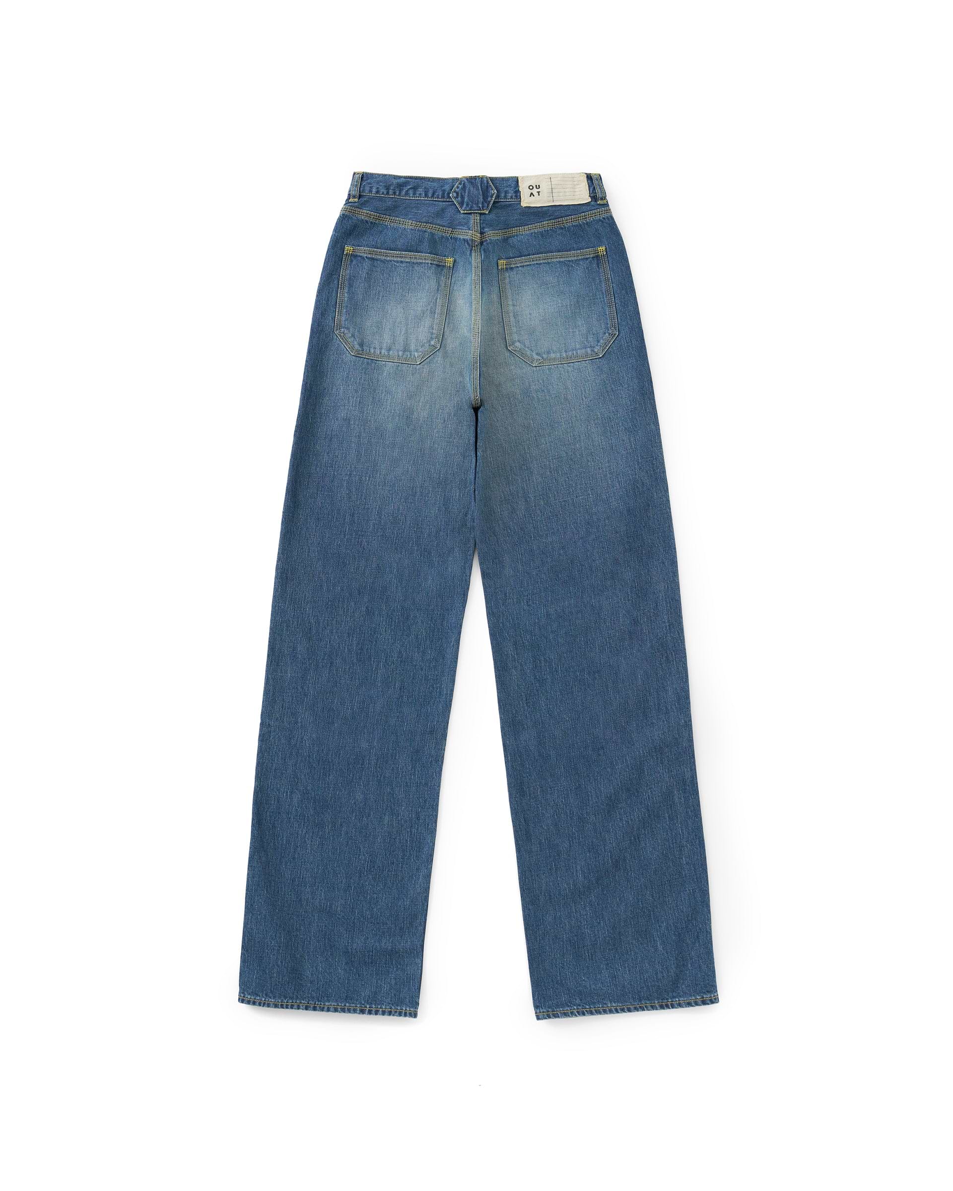 パンツ OUAT 25ss office jeans OUAT】オフィスジーンズ ブルー・ブラック | 日本製 ストレート | F