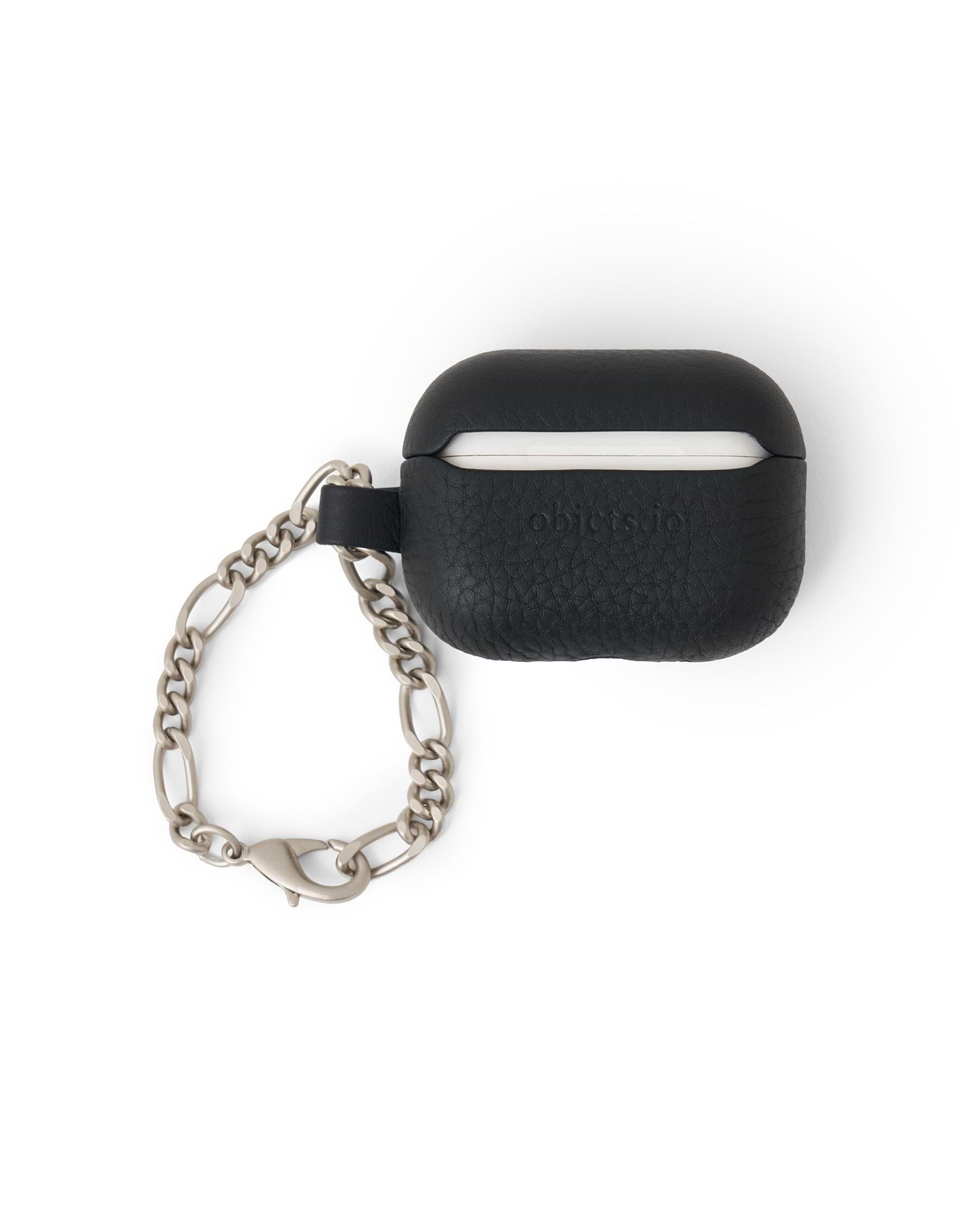 objcts.io】チェーン付レザーAirPods Proケース – ファッション