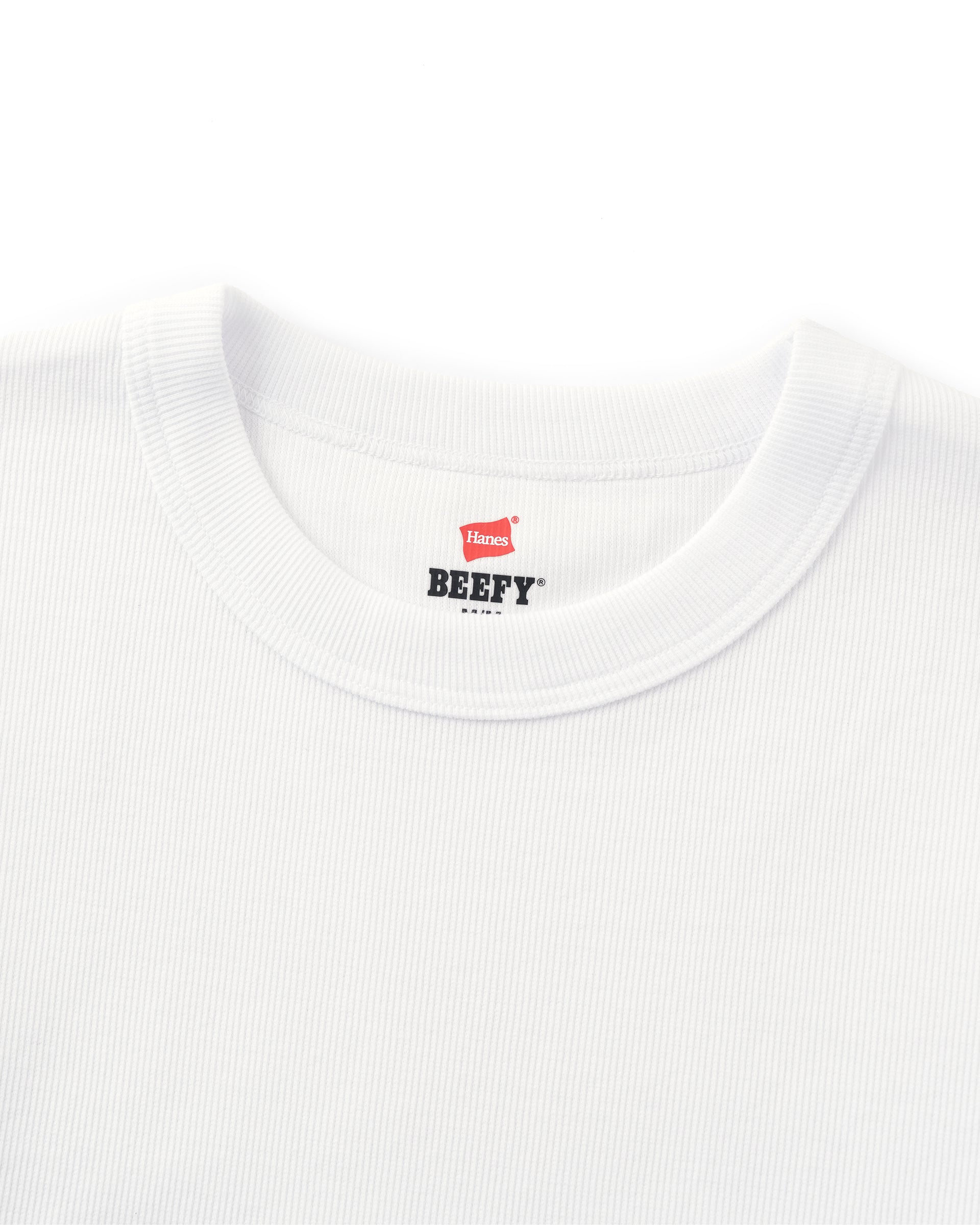 BEEFY リブクルーネックTシャツ（1枚入り）