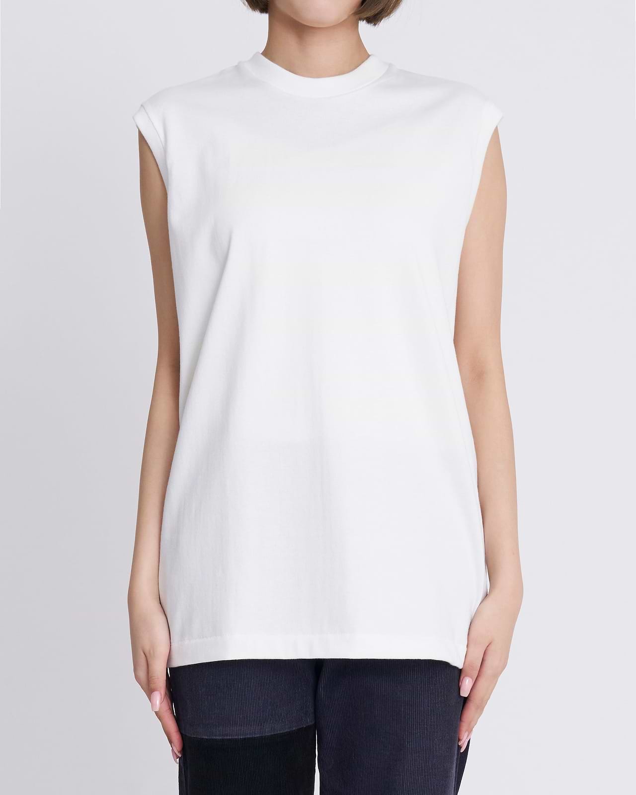 HANES T-SHIRTS SHIRO ／ スリーブレスTシャツ（1枚入り）