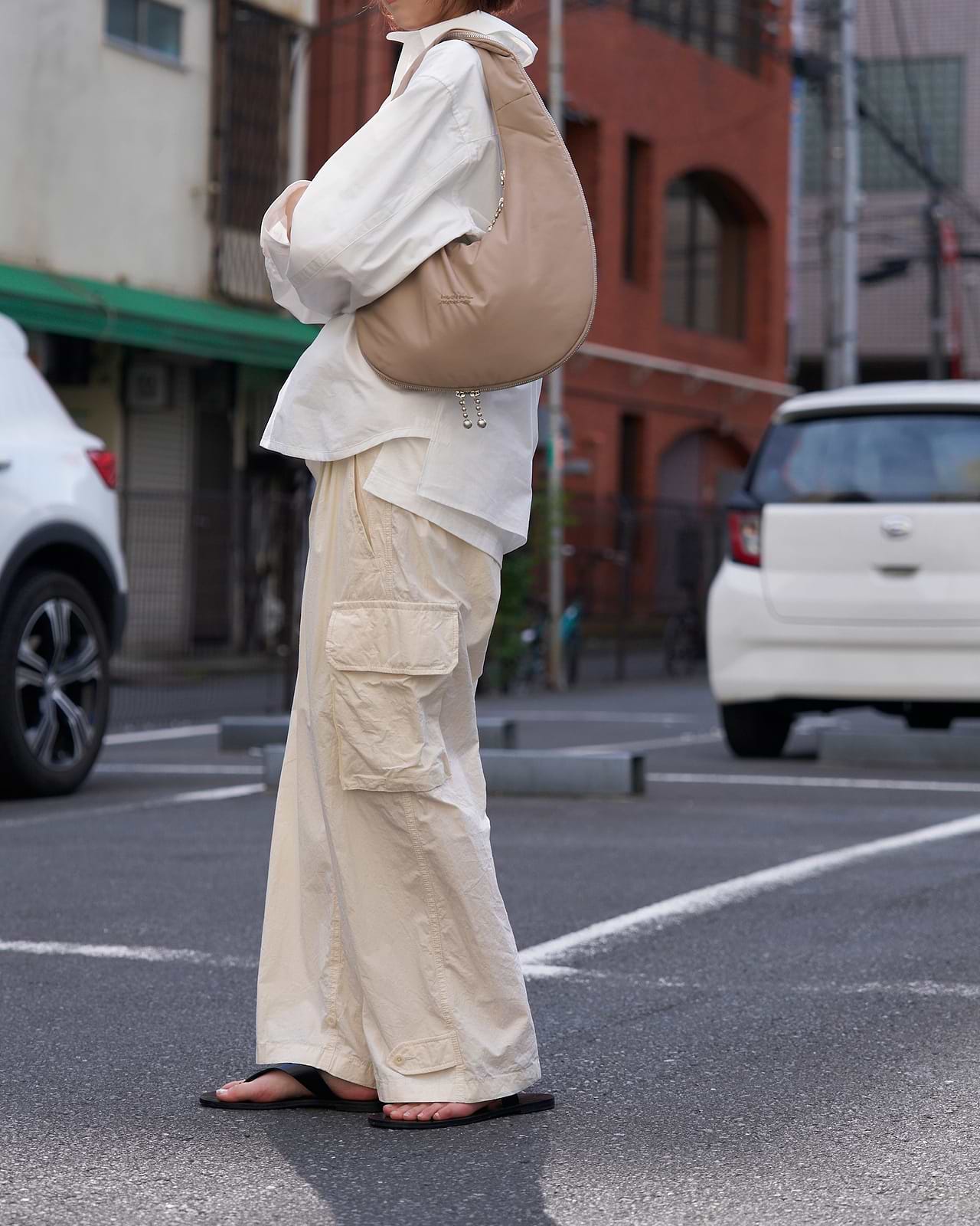 着用サイズFREE／身長167cm（スナップスタッフ）