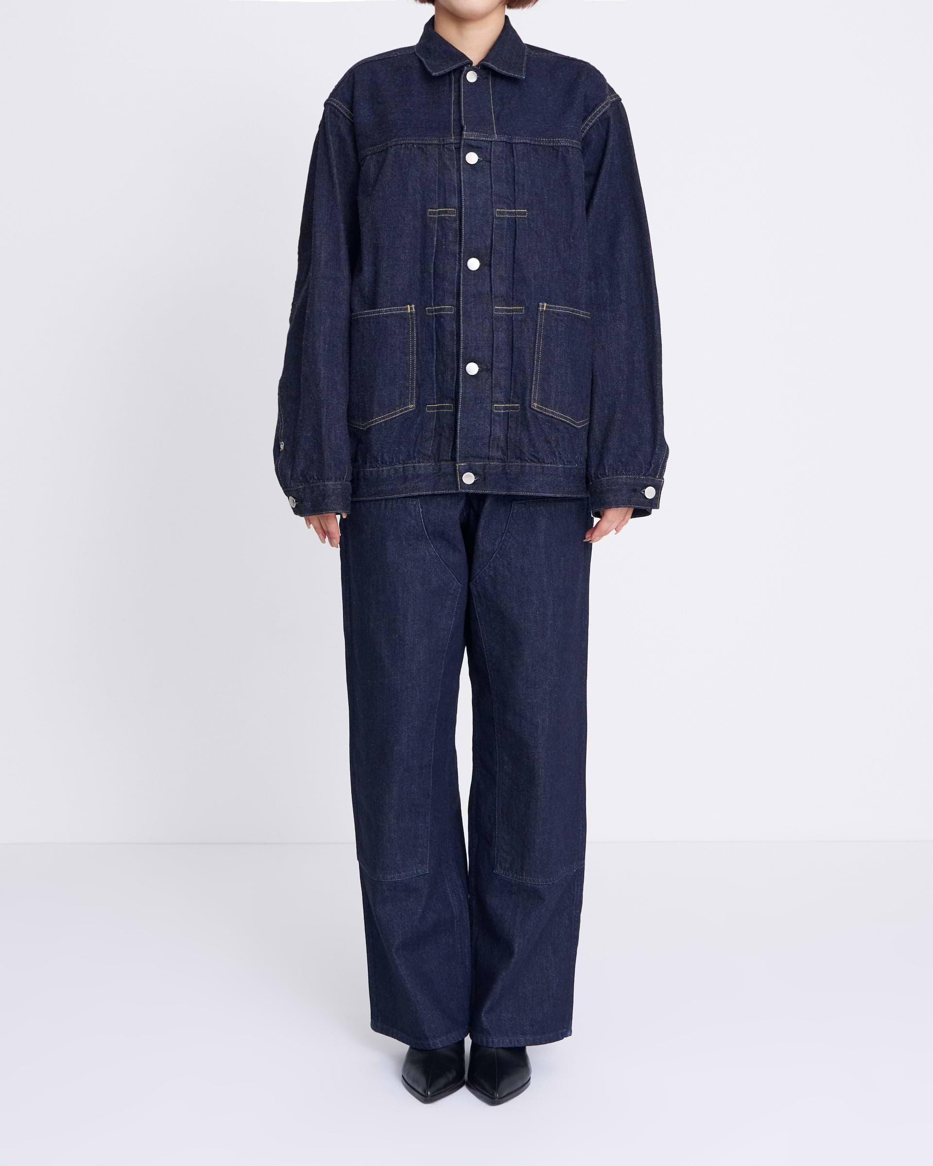 JOHN MASON SMITH / JANE SMITH】15oz セルビッチデニム トラッカー