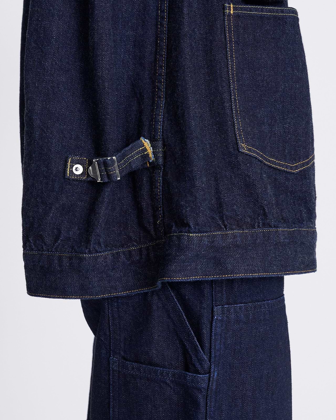 15oz セルビッチデニム トラッカージャケット ワンウォッシュ