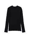 【26AW】ベビーアルパカ サーキュラーリブ(クルーネック)
