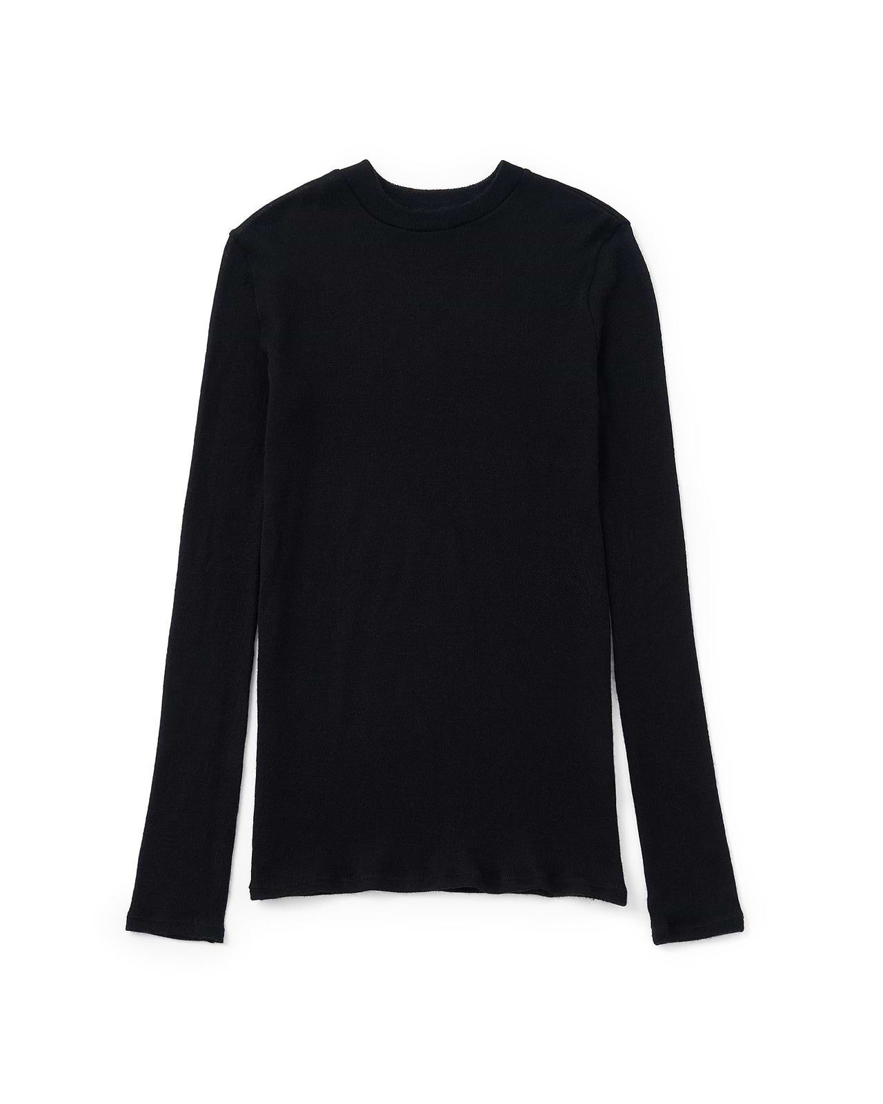 【26AW】ベビーアルパカ サーキュラーリブ（クルーネック）