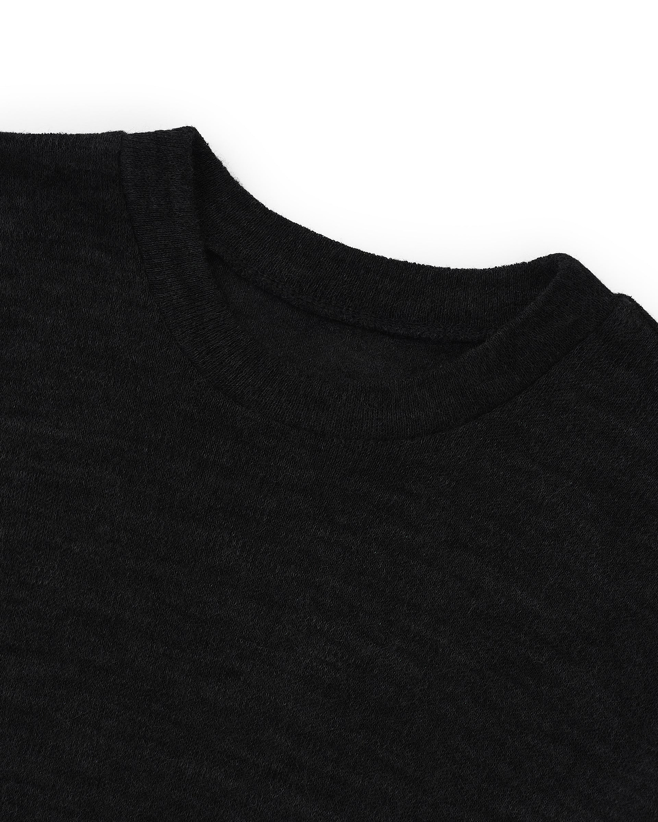 【26AW】ベビーアルパカ サーキュラーリブ（クルーネック）