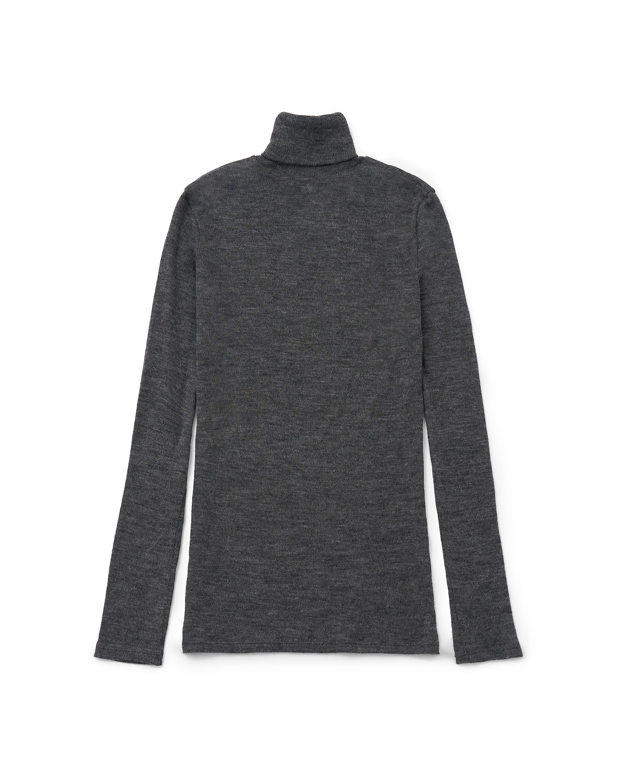 【26AW】ベビーアルパカ サーキュラーリブ（ハイネック）