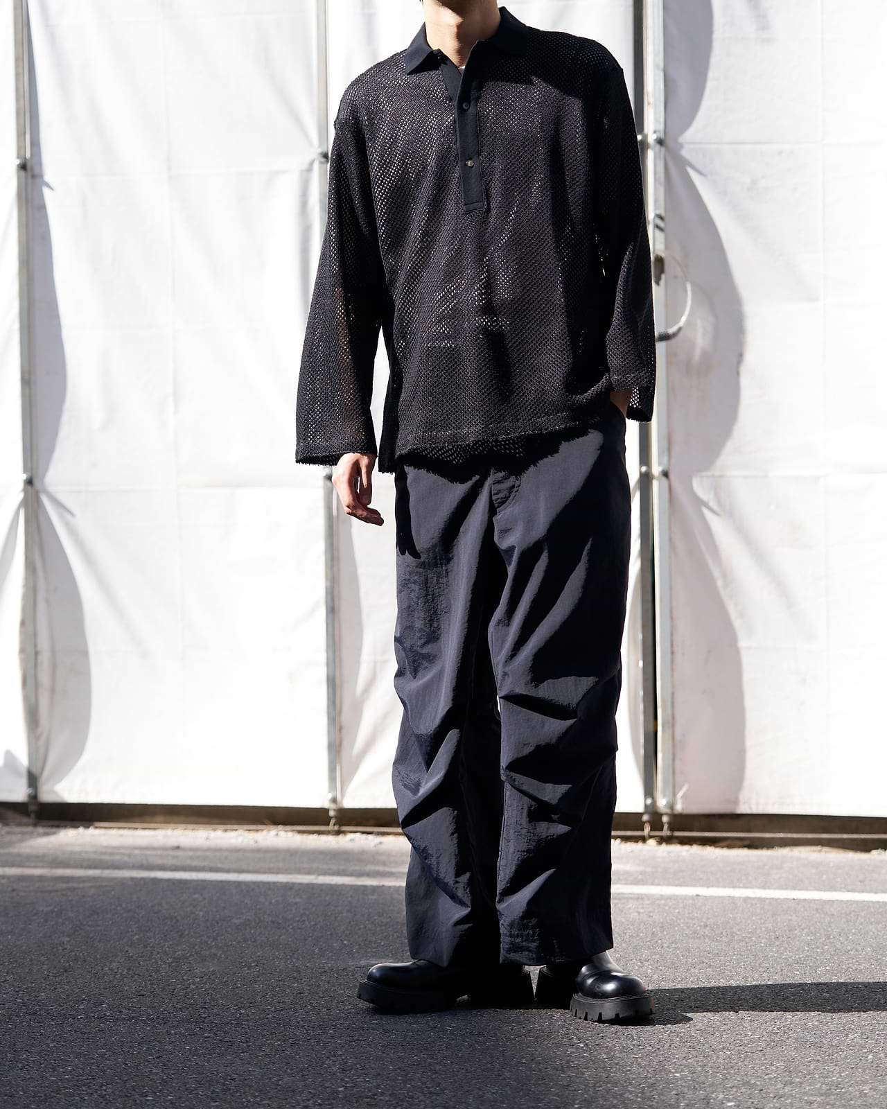 着用サイズ38／身長180cm（スタッフスナップ）