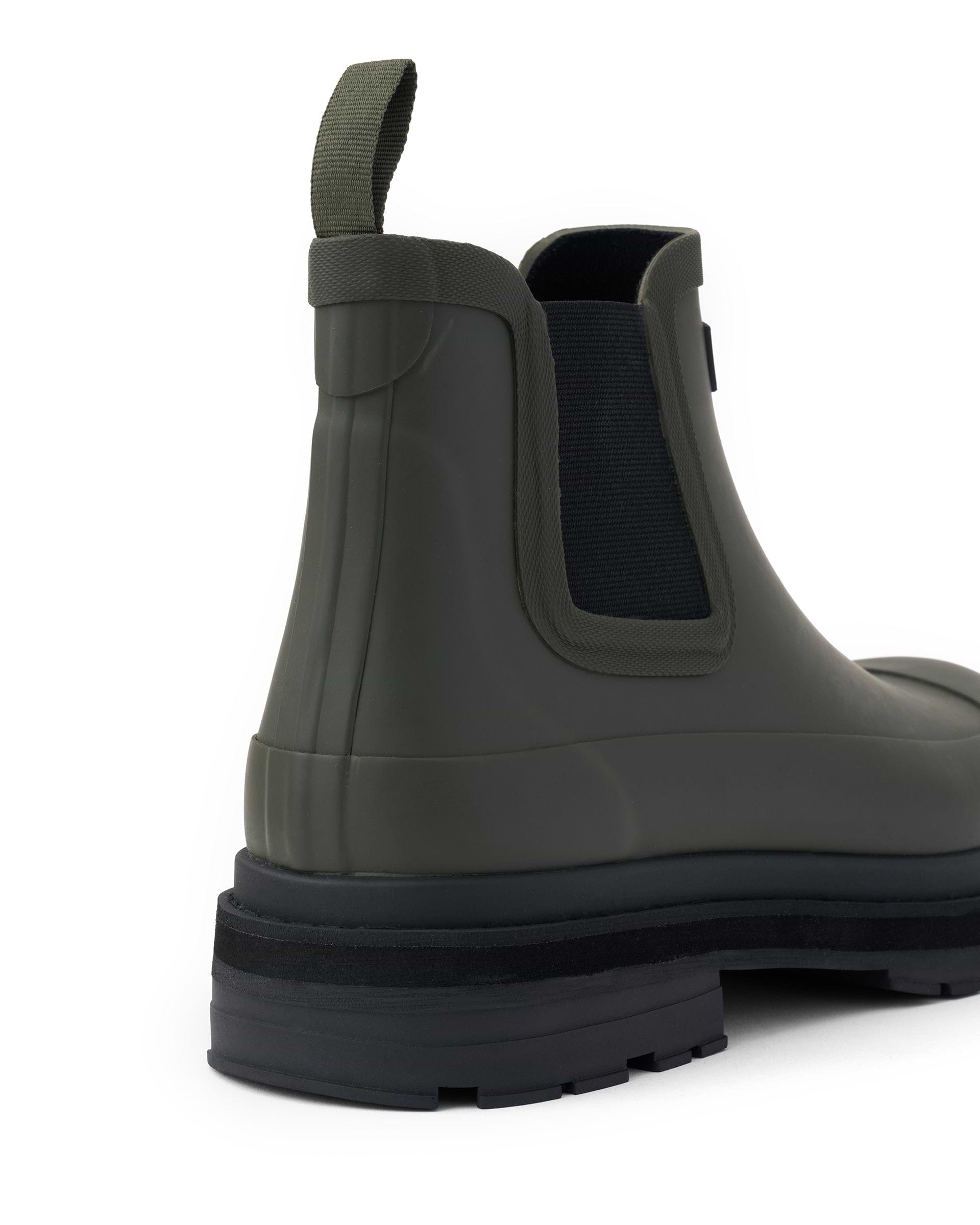 AIGLE】ソフトレイン2ラバーブーツ ブラック・グリーン | 海外製