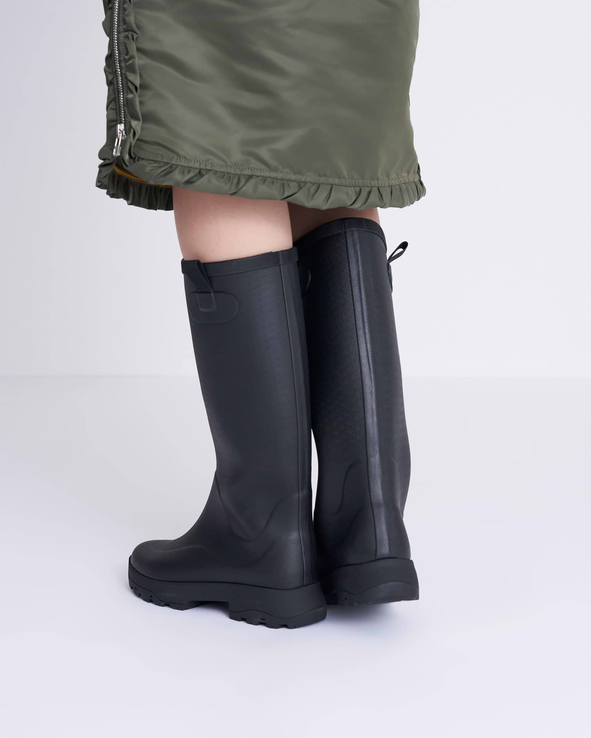 AIGLE】アリアハイラバーブーツ ブラック | 海外製 ラバーブーツ | F