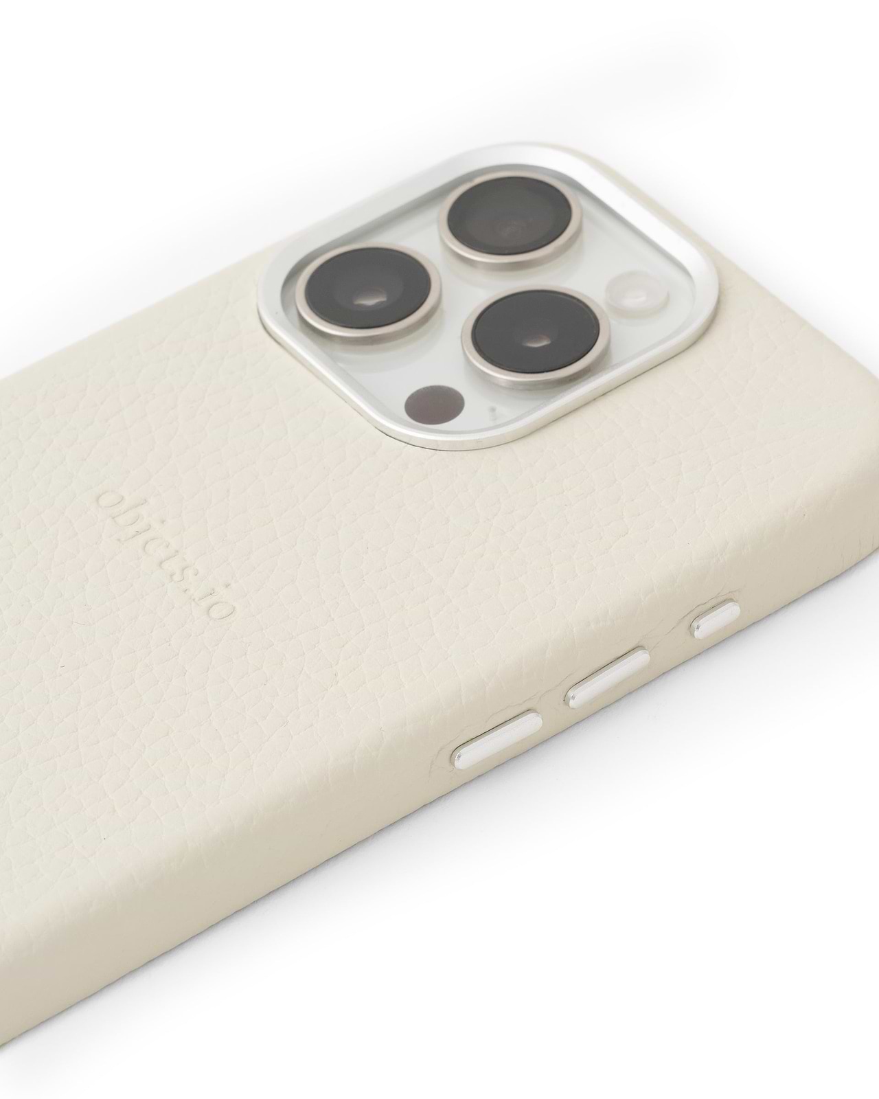 カラビナ付iPhoneケース（マシュマロ）