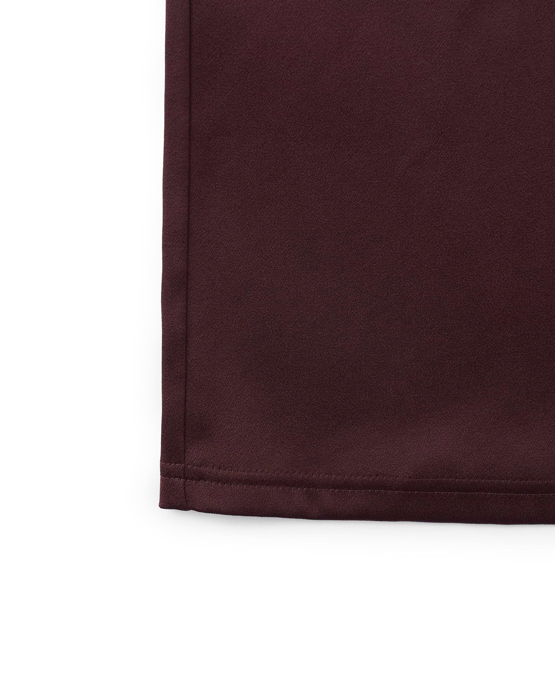 KANAKO SAKAI】サテンショルダーパッド LS ロングTシャツ ブラック