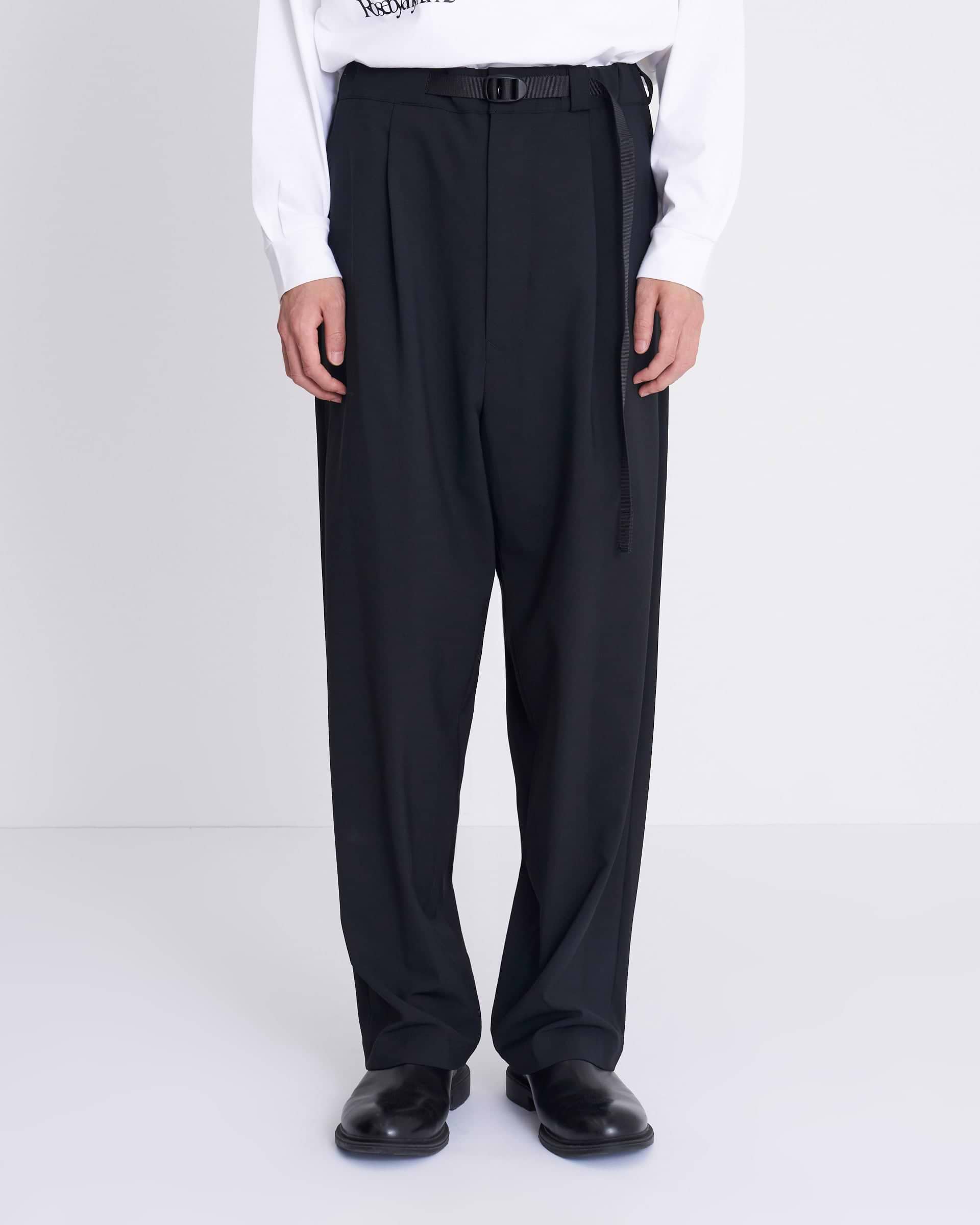 UJOH】テープベルト1タックパンツ – ファッションスナップストア