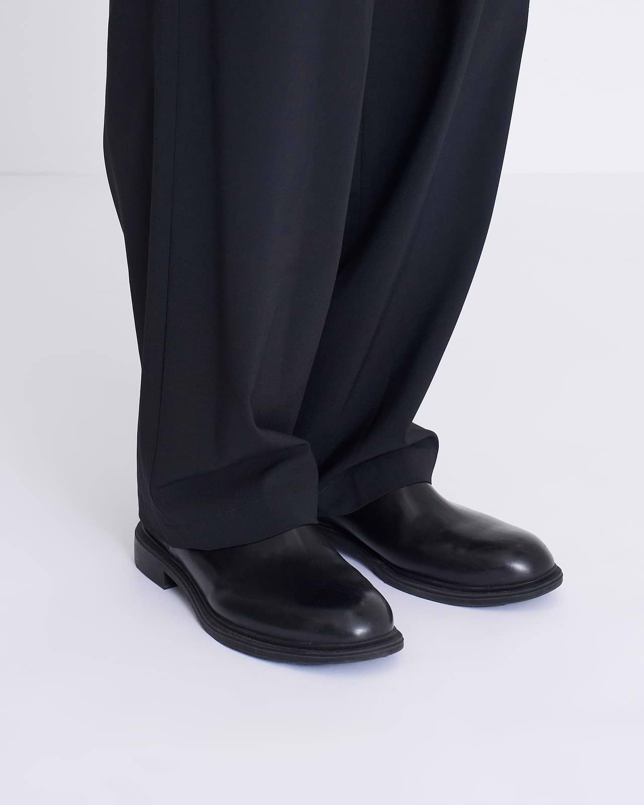 テープベルト1タックパンツ