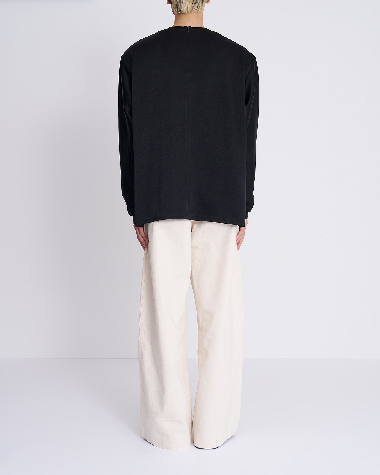 サテンショルダーパッド LS ロングTシャツ