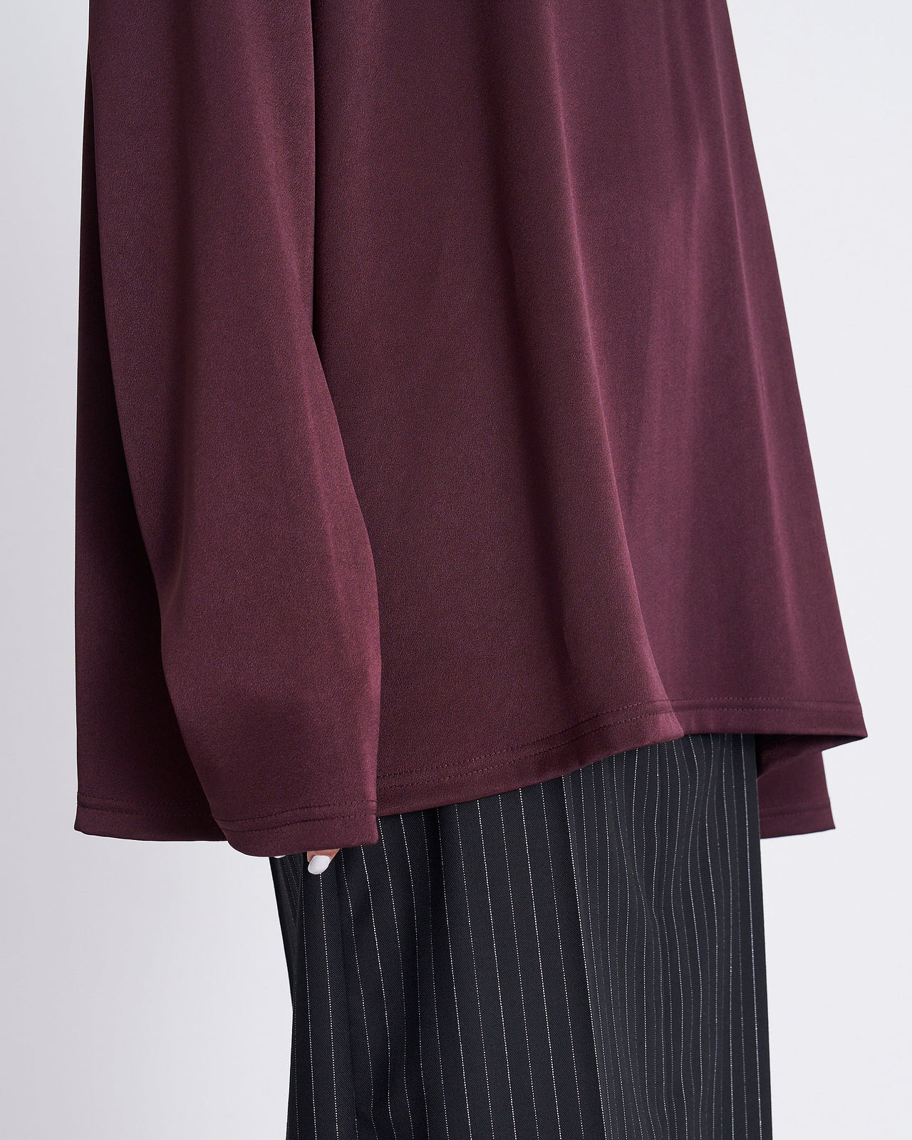 サテンショルダーパッド LS ロングTシャツ