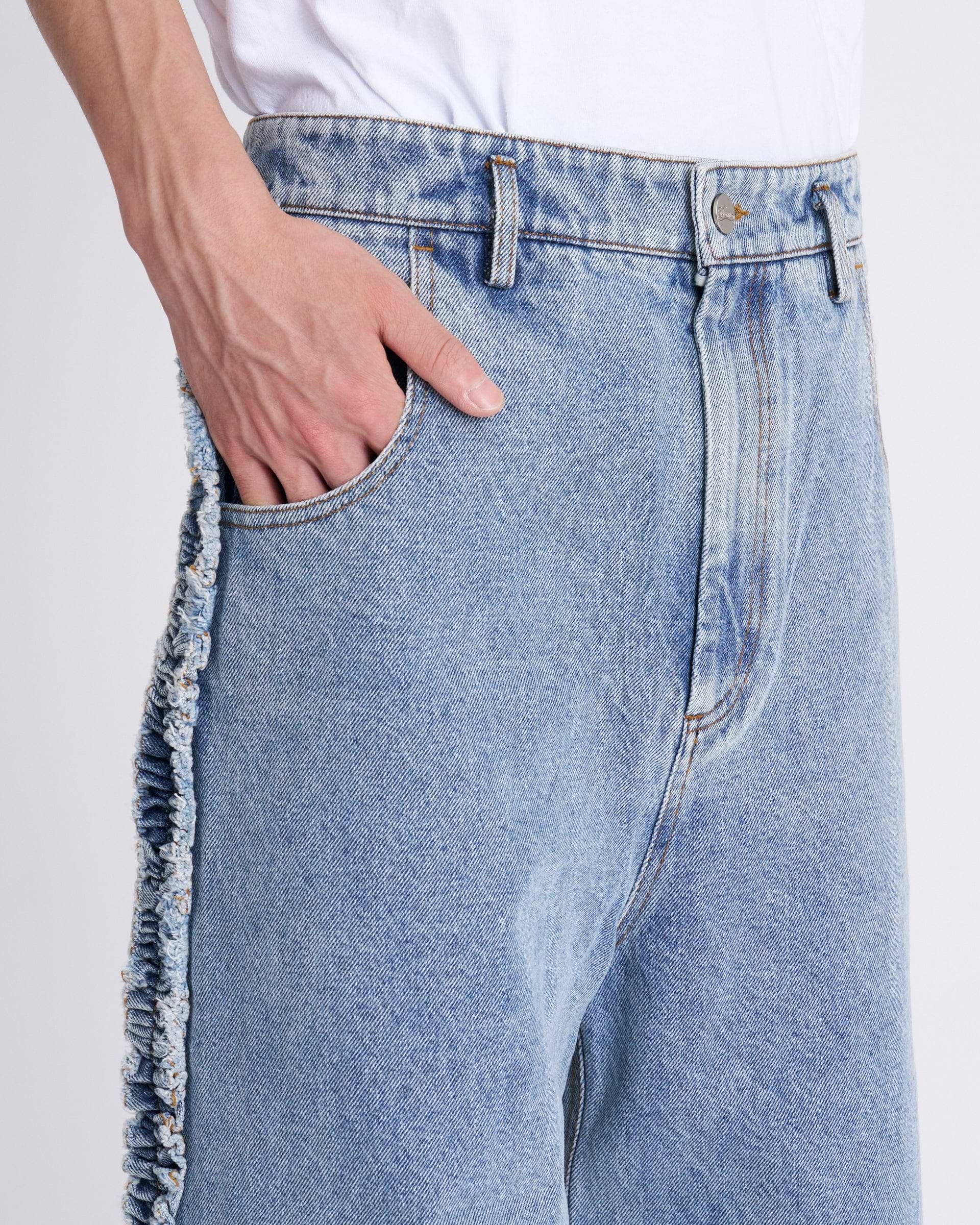 VIVIANO】ラッフルデニムパンツ – ファッションスナップストア