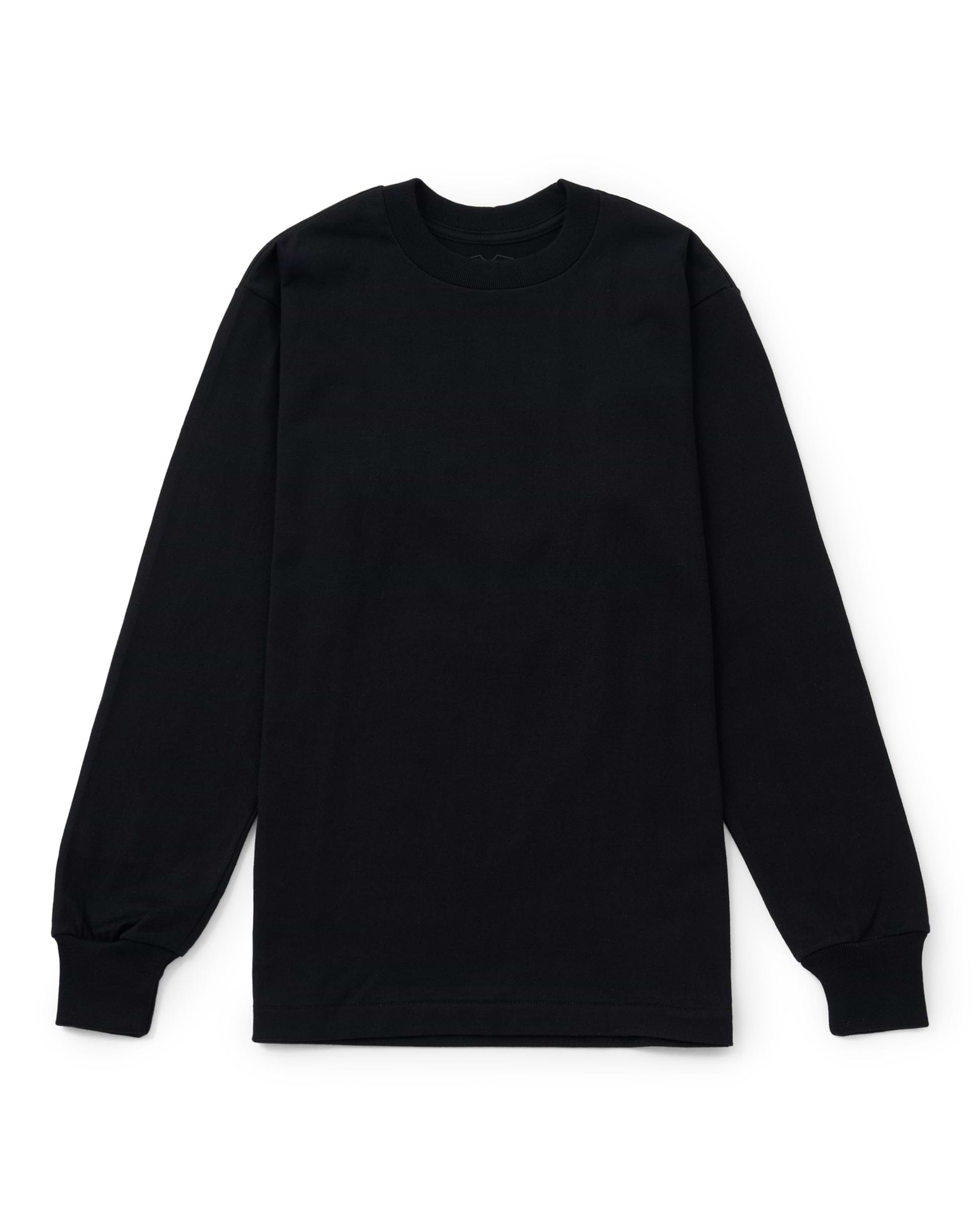 Hanes】Hanes T-SHIRTS KURO／クルーネックロングスリーブTシャツ