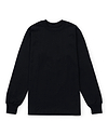 Hanes T-SHIRTS KURO/クルーネックロングスリーブTシャツ