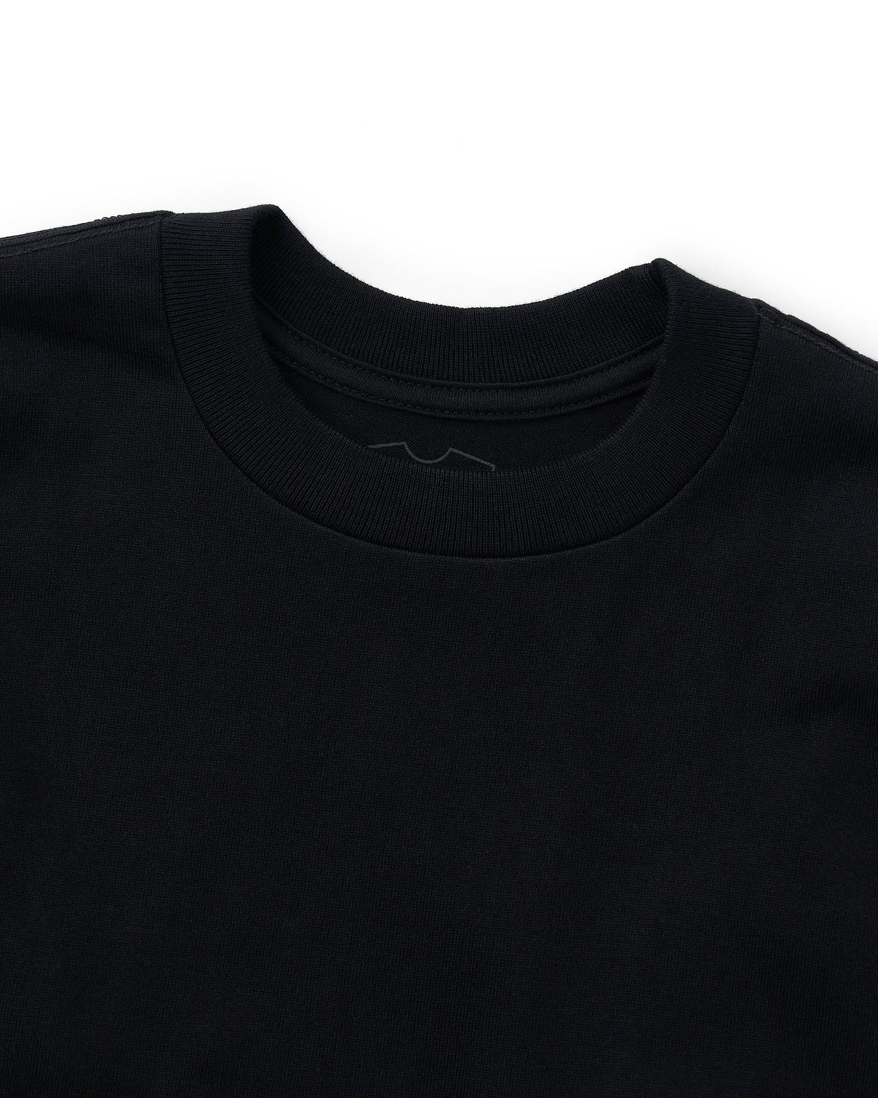 Hanes T-SHIRTS KURO／クルーネックロングスリーブTシャツ