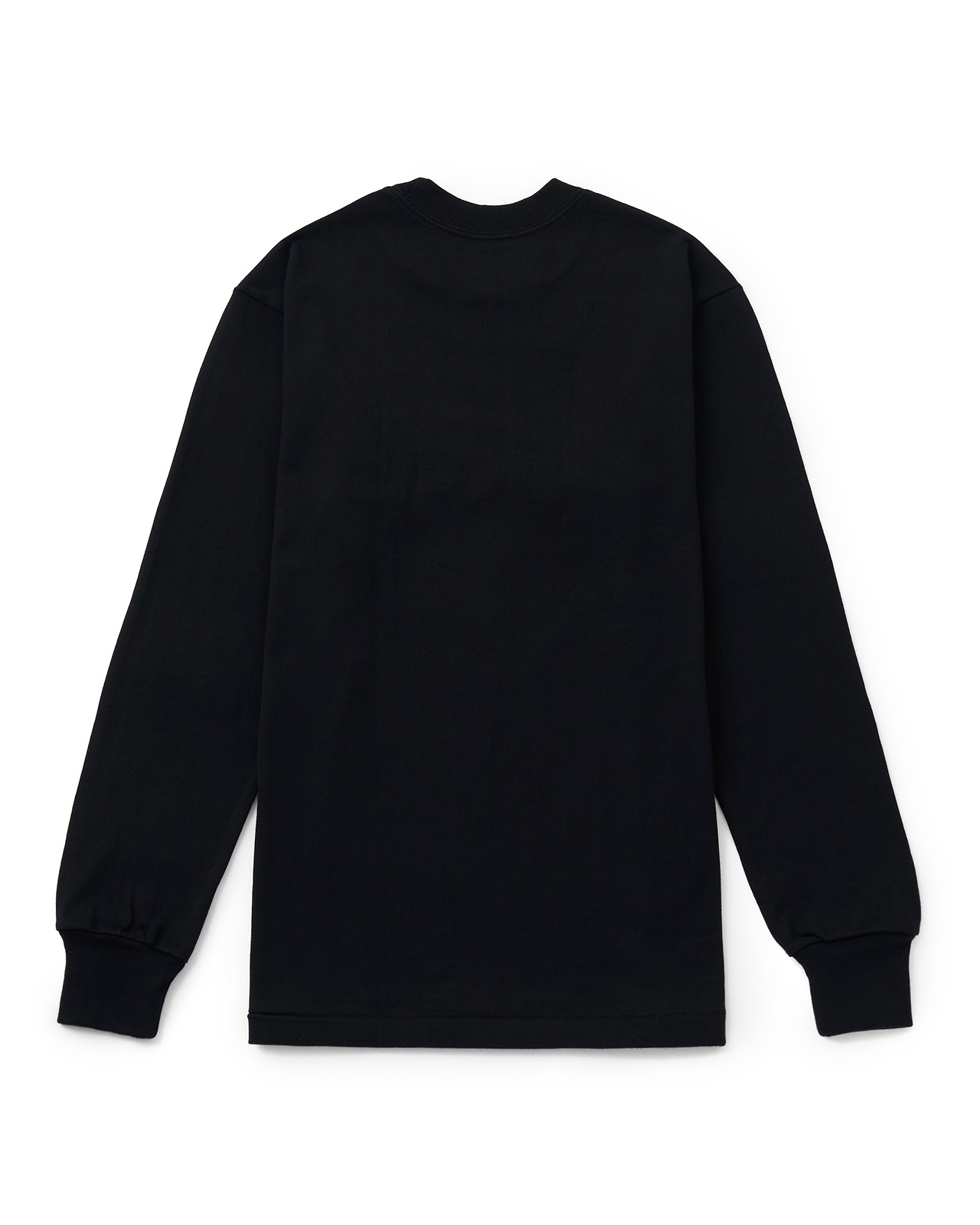 Hanes T-SHIRTS KURO／クルーネックロングスリーブTシャツ