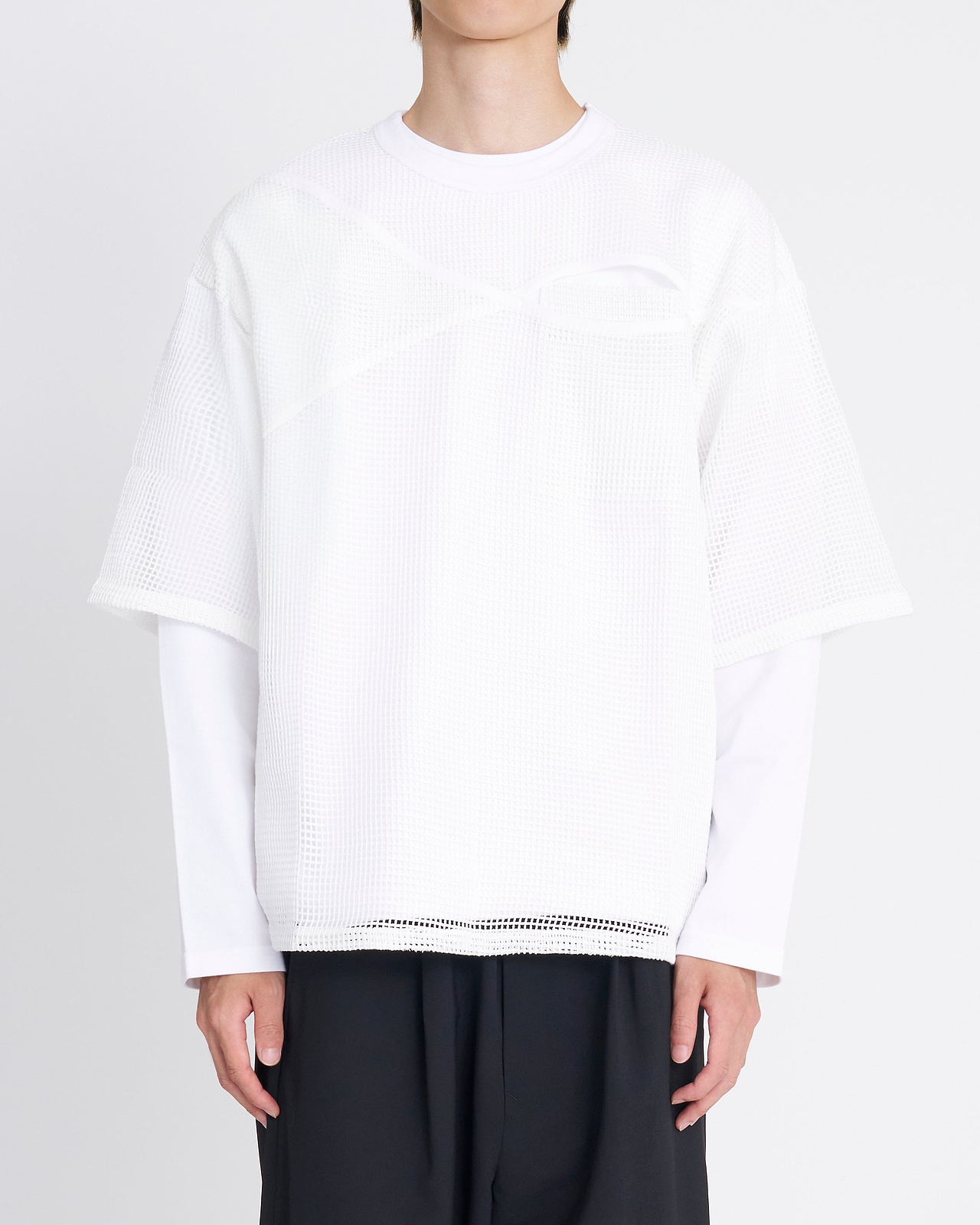 パウダーメッシュレイヤー L/S T