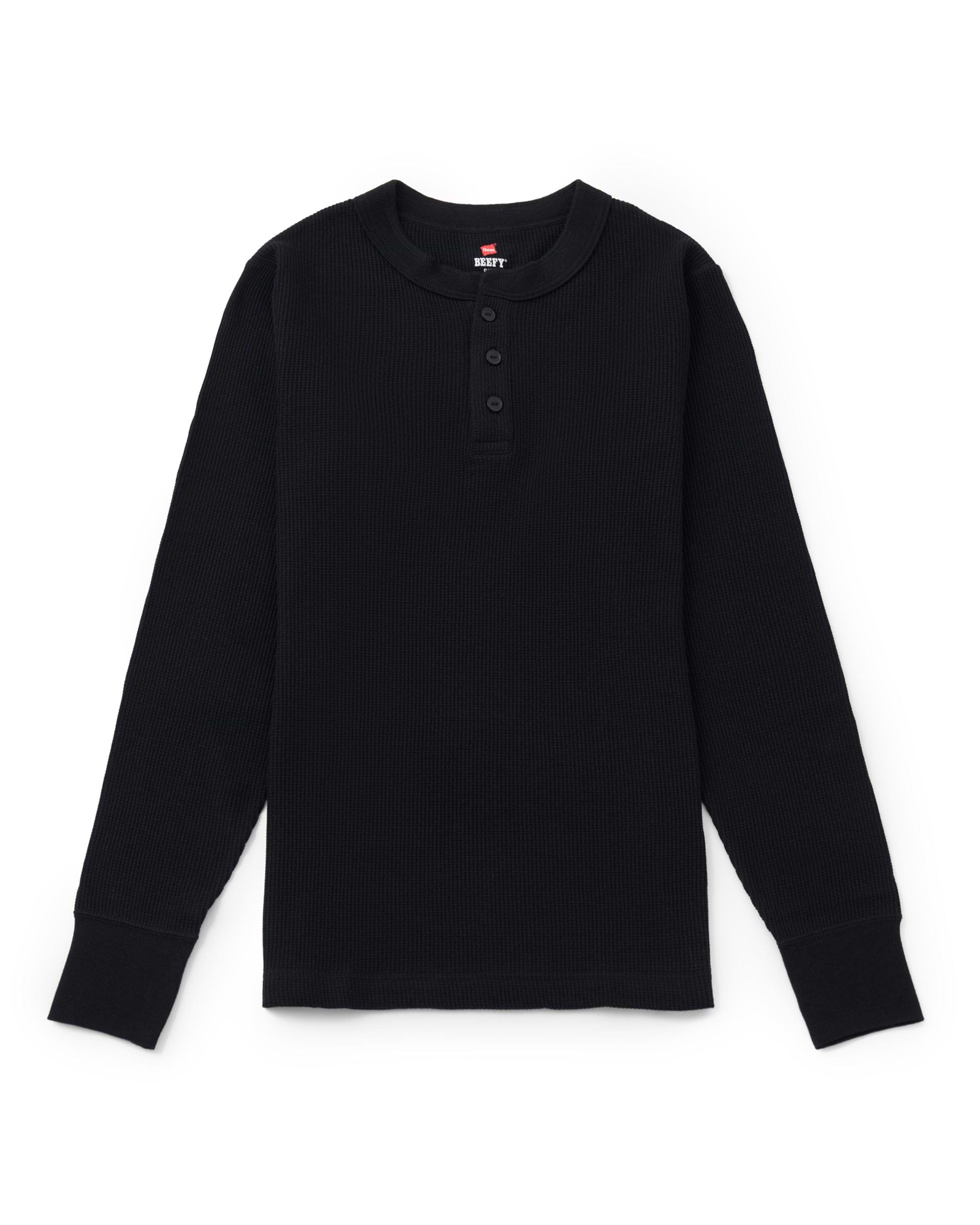 Hanes】BEEFY ヘンリネックロングスリーブ – ファッションスナップストア