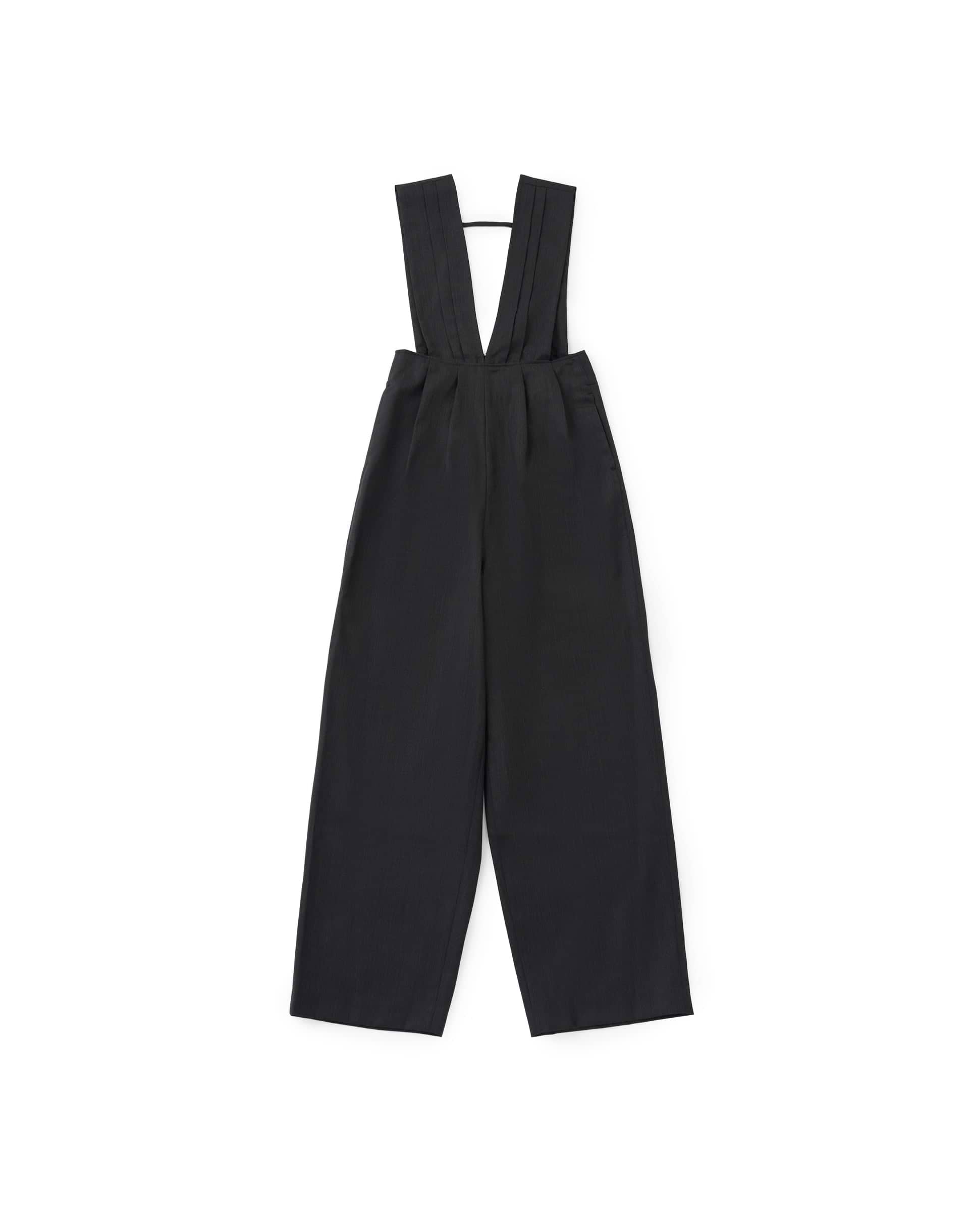 SEEALL】タスキパンツ チャコール | 日本製 オールインワン | F/STORE