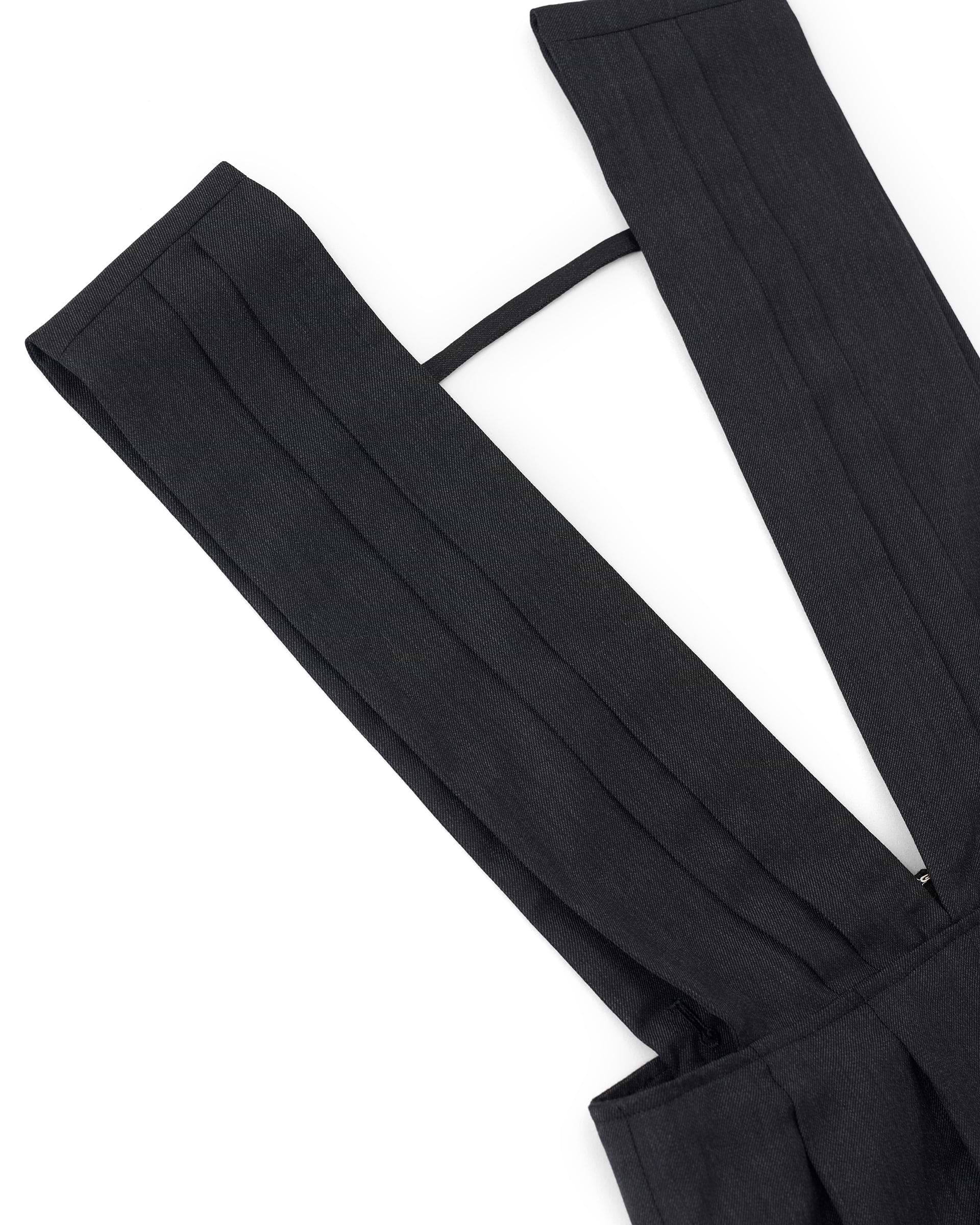 SEEALL】タスキパンツ チャコール | 日本製 オールインワン | F/STORE