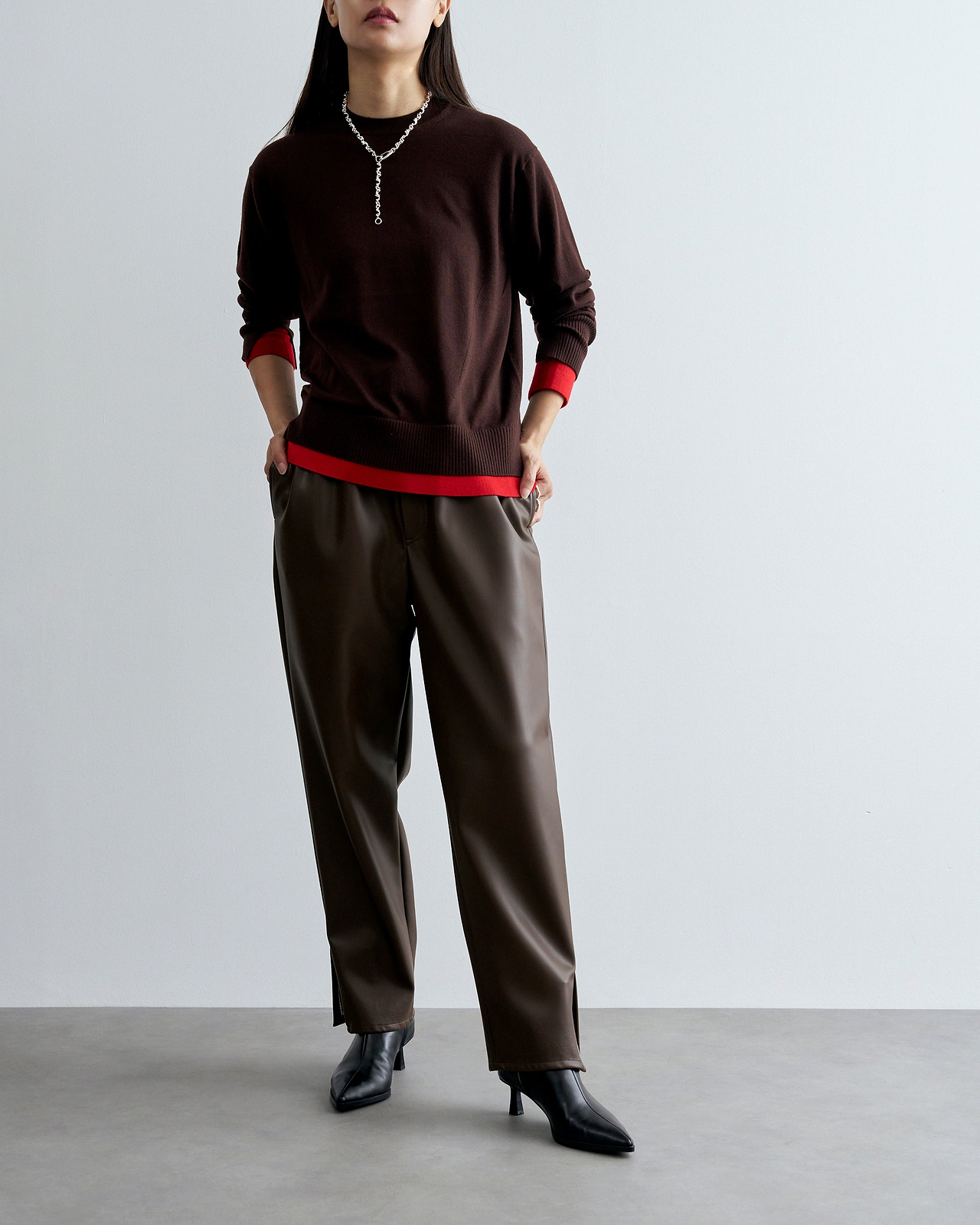 着用サイズ44／身長165cm（スタッフスナップ）