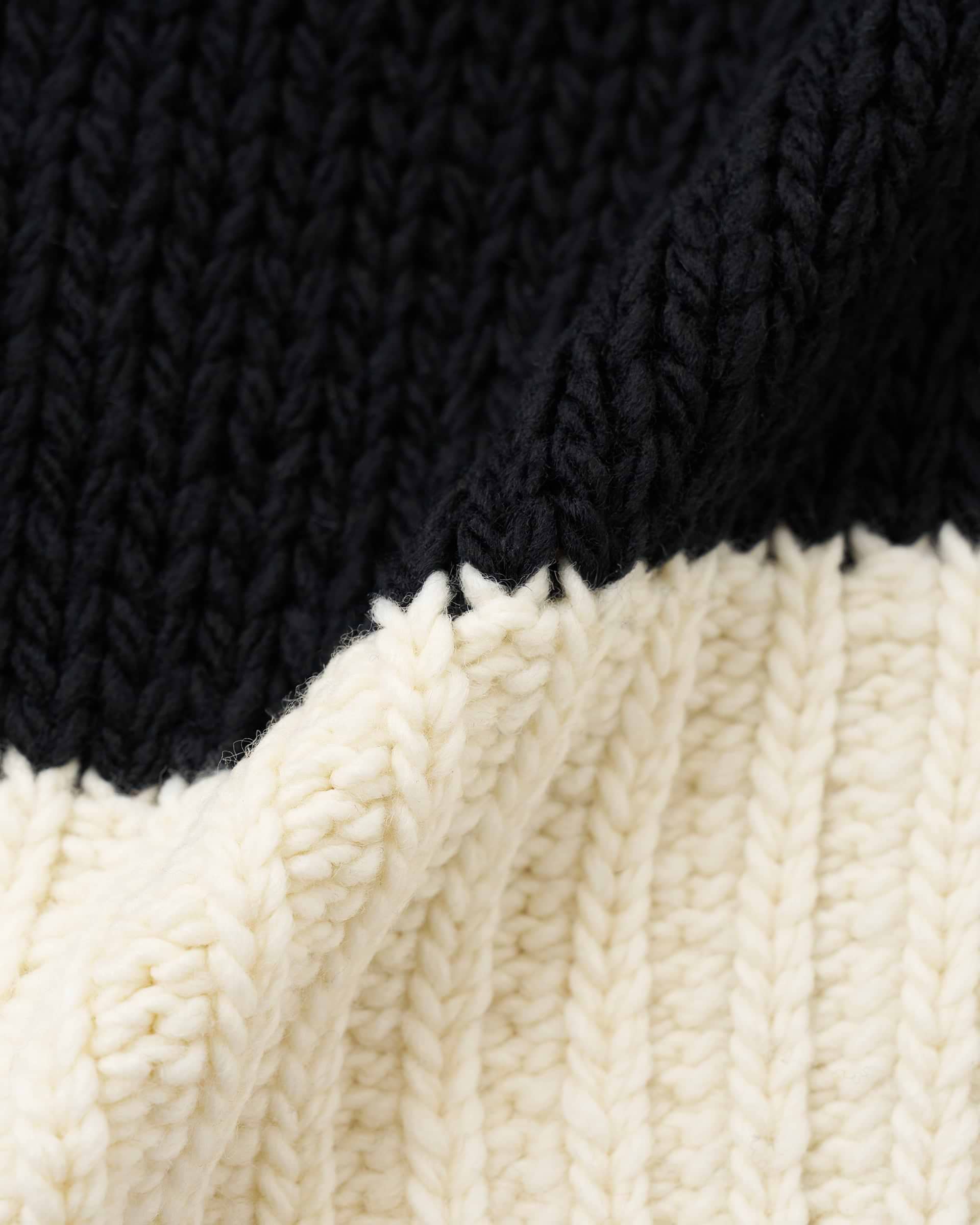 OUAT】メタニット | ブラック | 日本製 ニットガーディガン | F/STORE