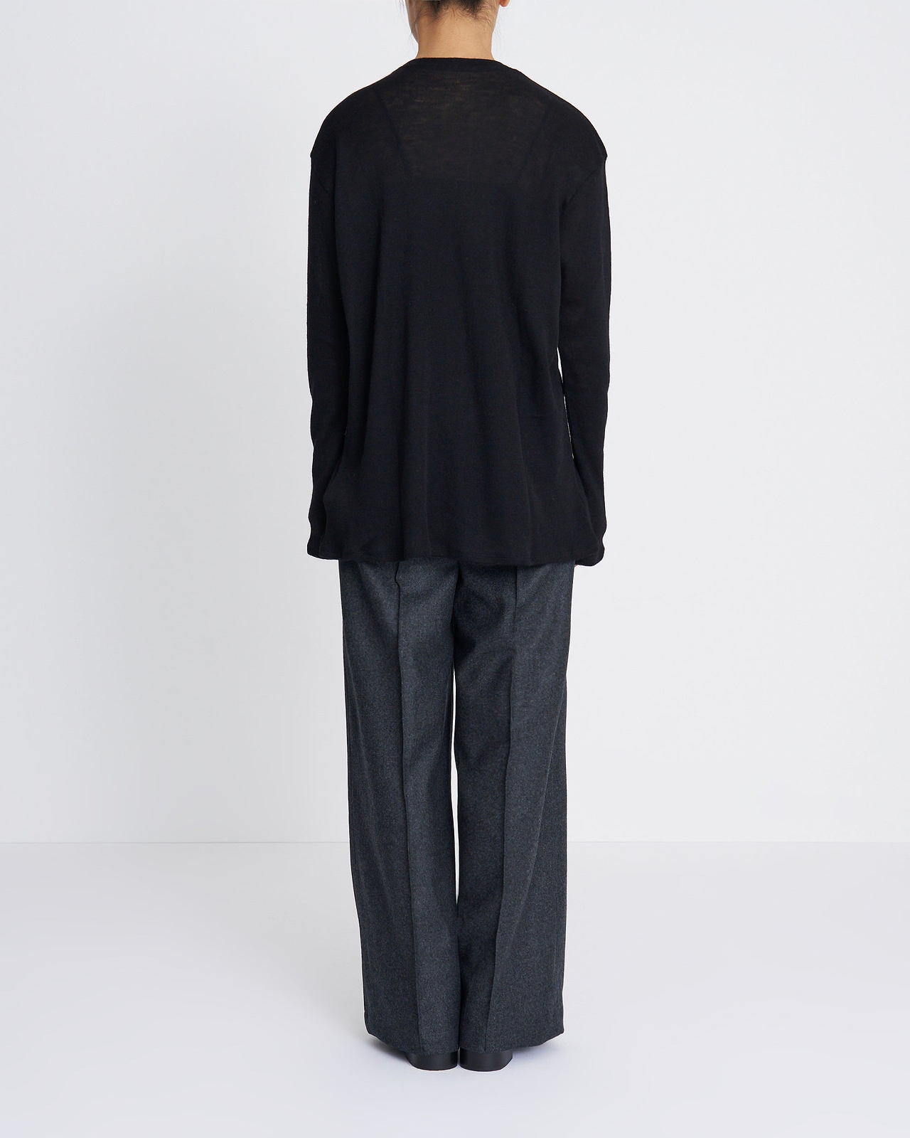 【26AW】ベビーアルパカ サーキュラーリブ（クルーネック）