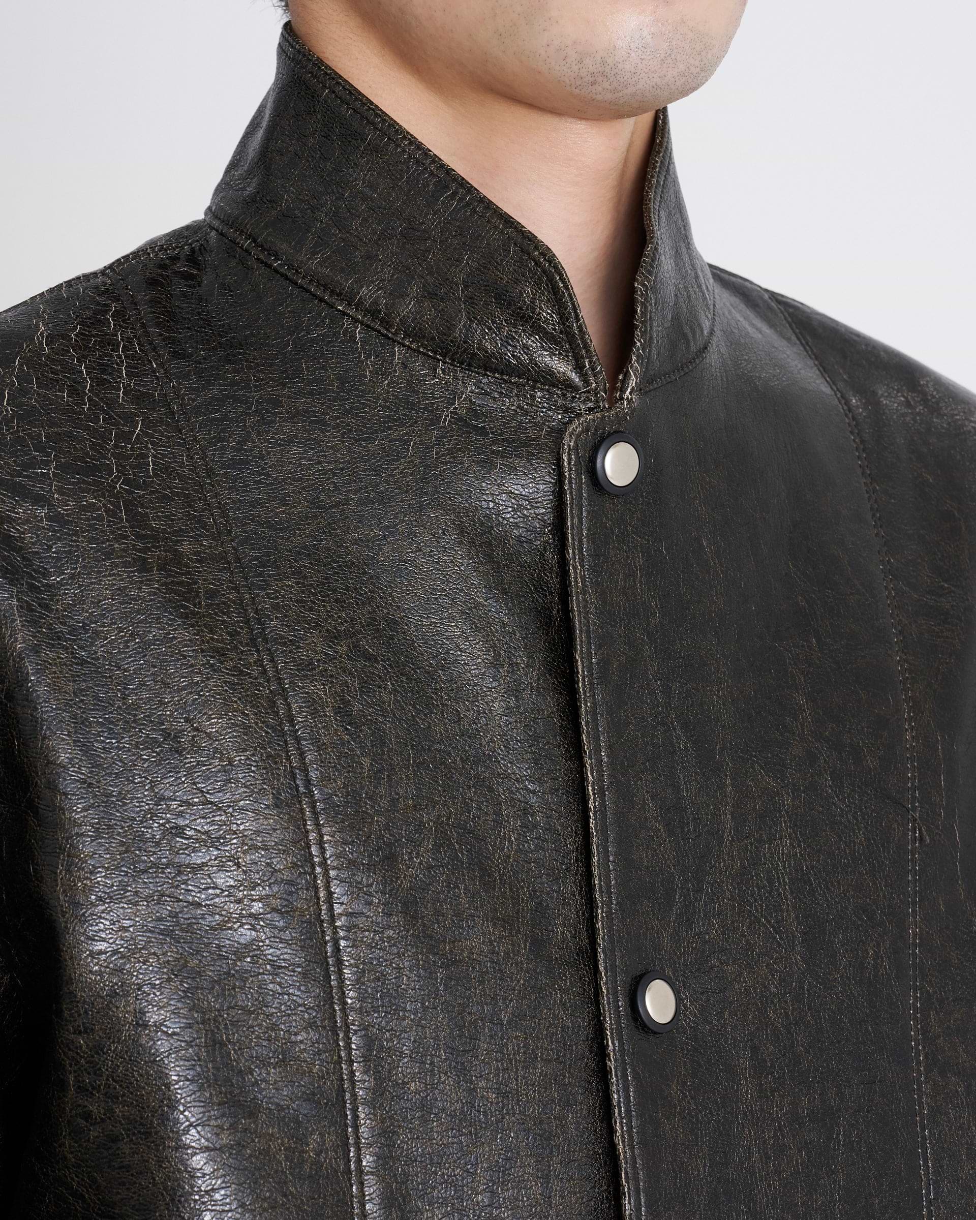paratrait】クラックスキンジャケット – ファッションスナップストア