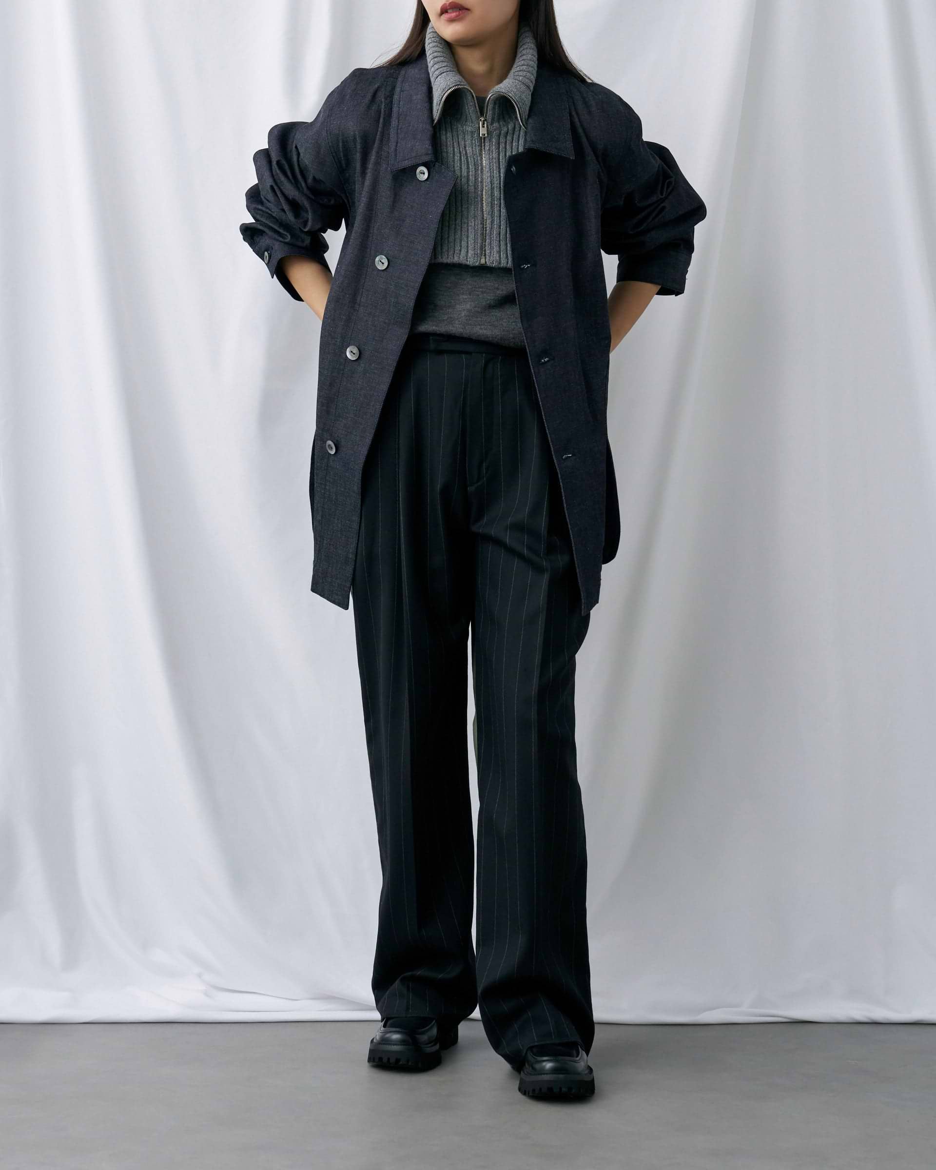 CINOH】ウールカシミアネックウォーマー – ファッションスナップストア