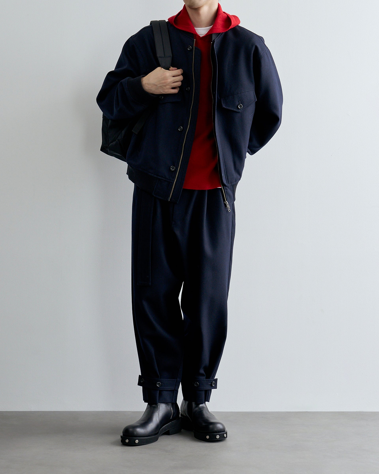 着用サイズFREE／身長177cm（スタッフスナップ）
