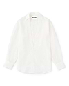 【26SS】ディープVネックコットンシルクシャツ