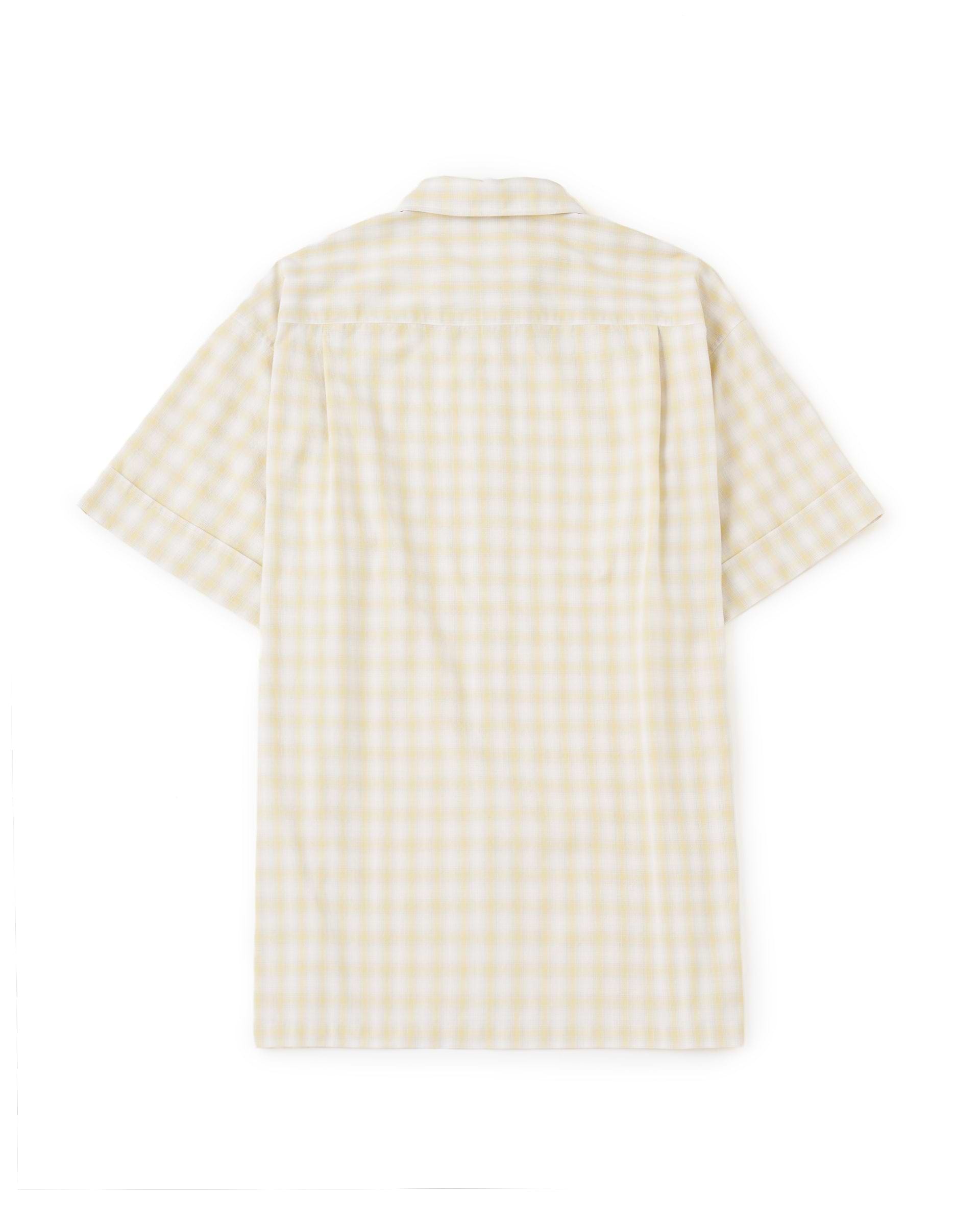 paratrait】アーティフィシャルチェックSSシャツ | イエロー ギンガム