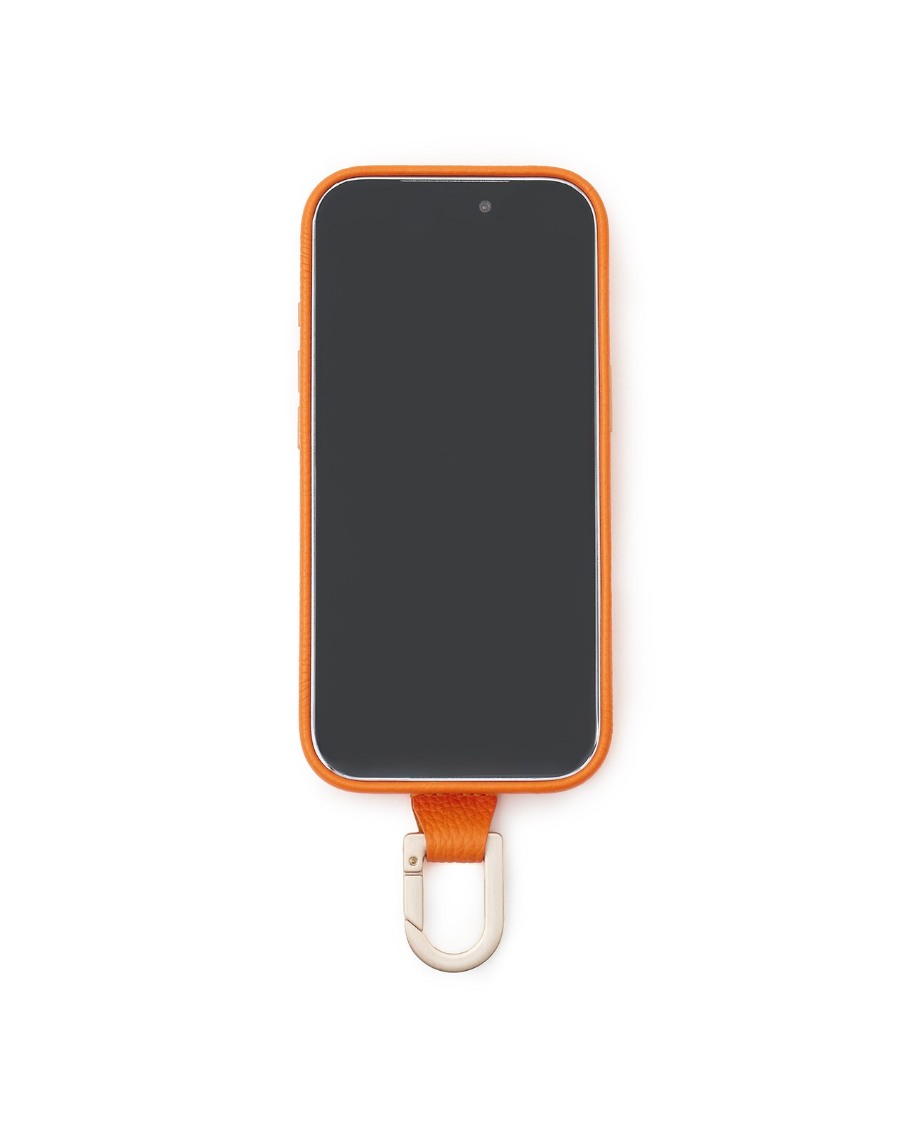 カラビナ付iPhoneケース（パンプキン）