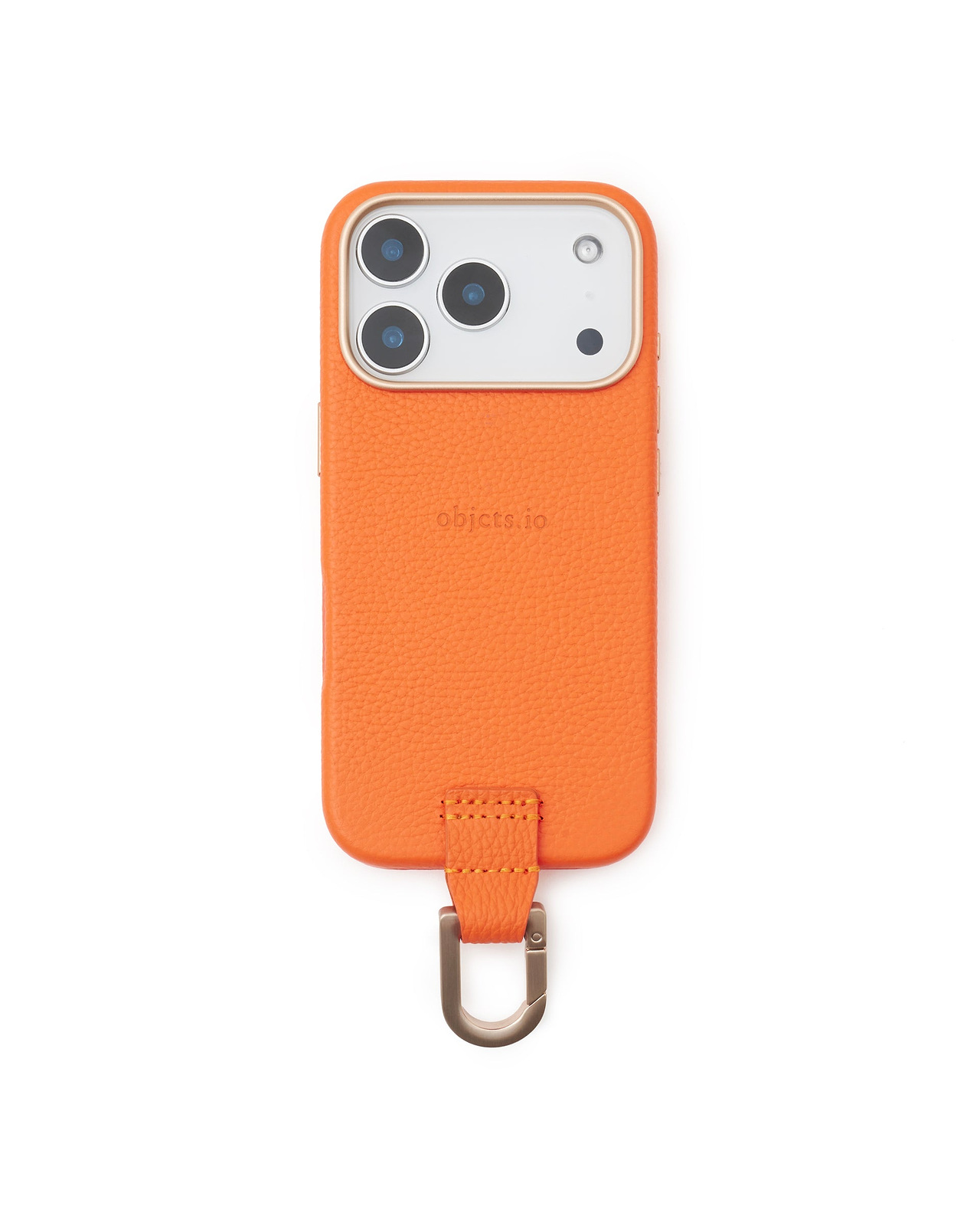 カラビナ付iPhoneケース（パンプキン）