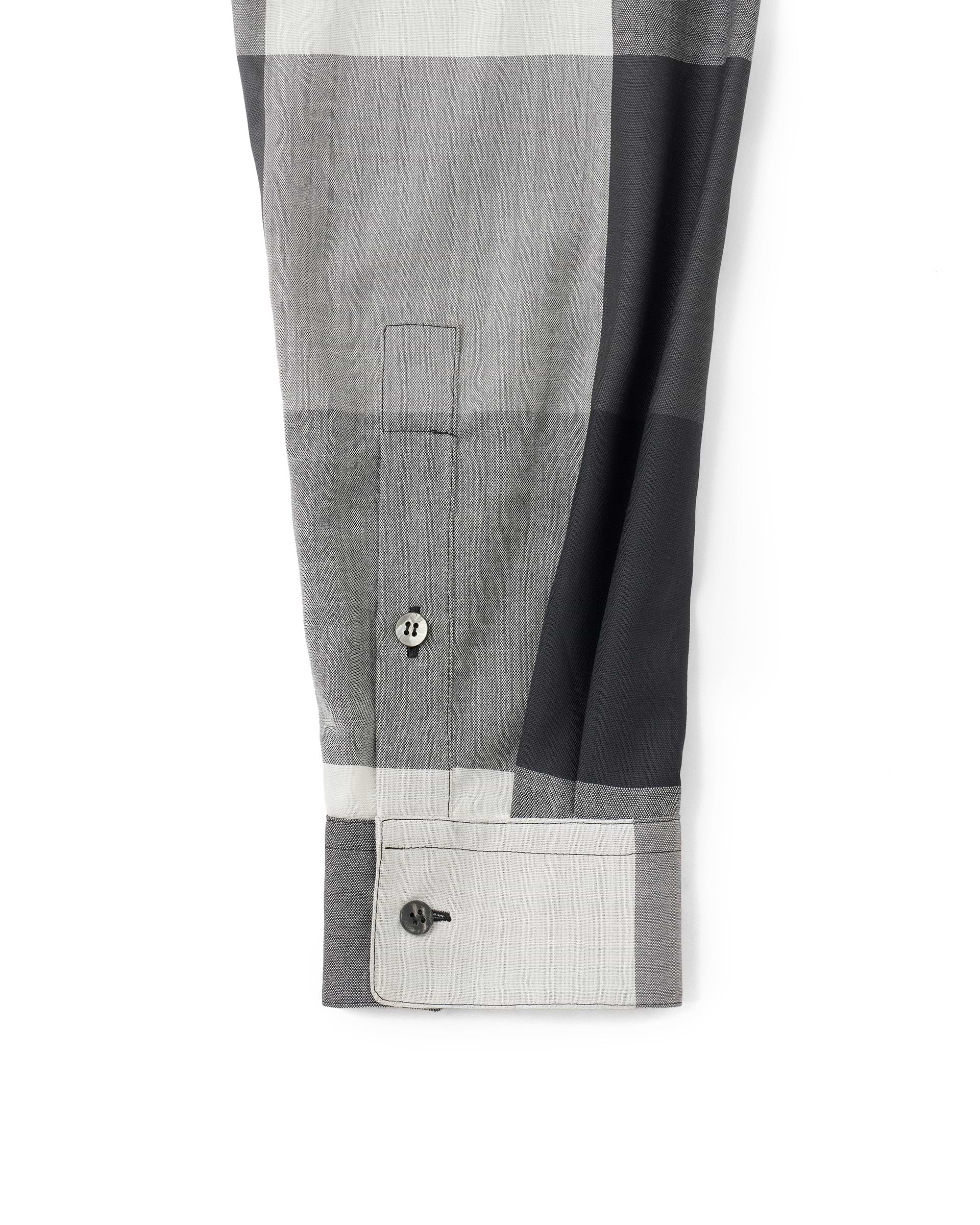 OVERCOAT】フードライトウールシャツ | モノトーン | チェック | F