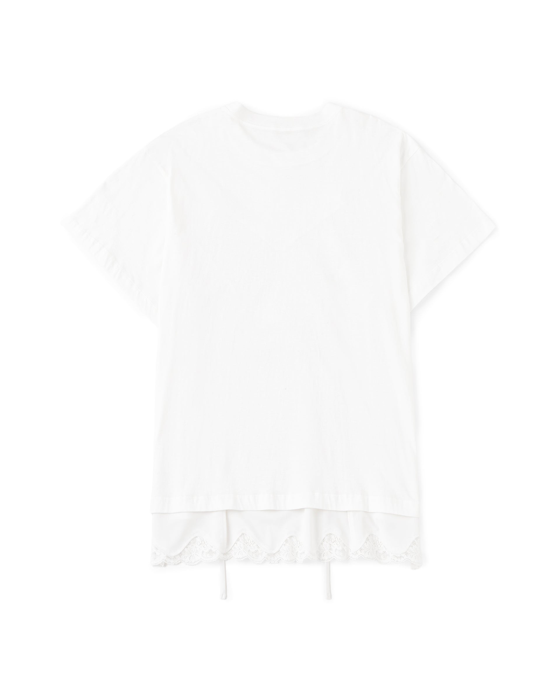 INSCRIRE】ハイブリッドランジェリーTシャツ | オーバーサイズ