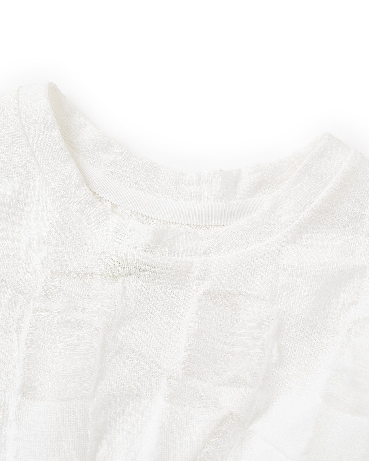 【26SS】ツイステッドクラッシュギンガムTシャツ