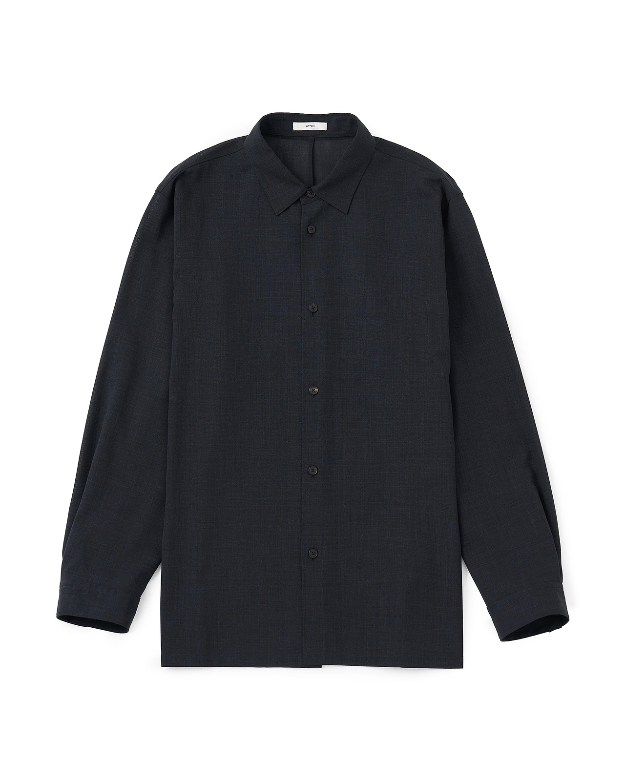 【26SS】ツイストウールガーゼ ルーズフィットシャツ