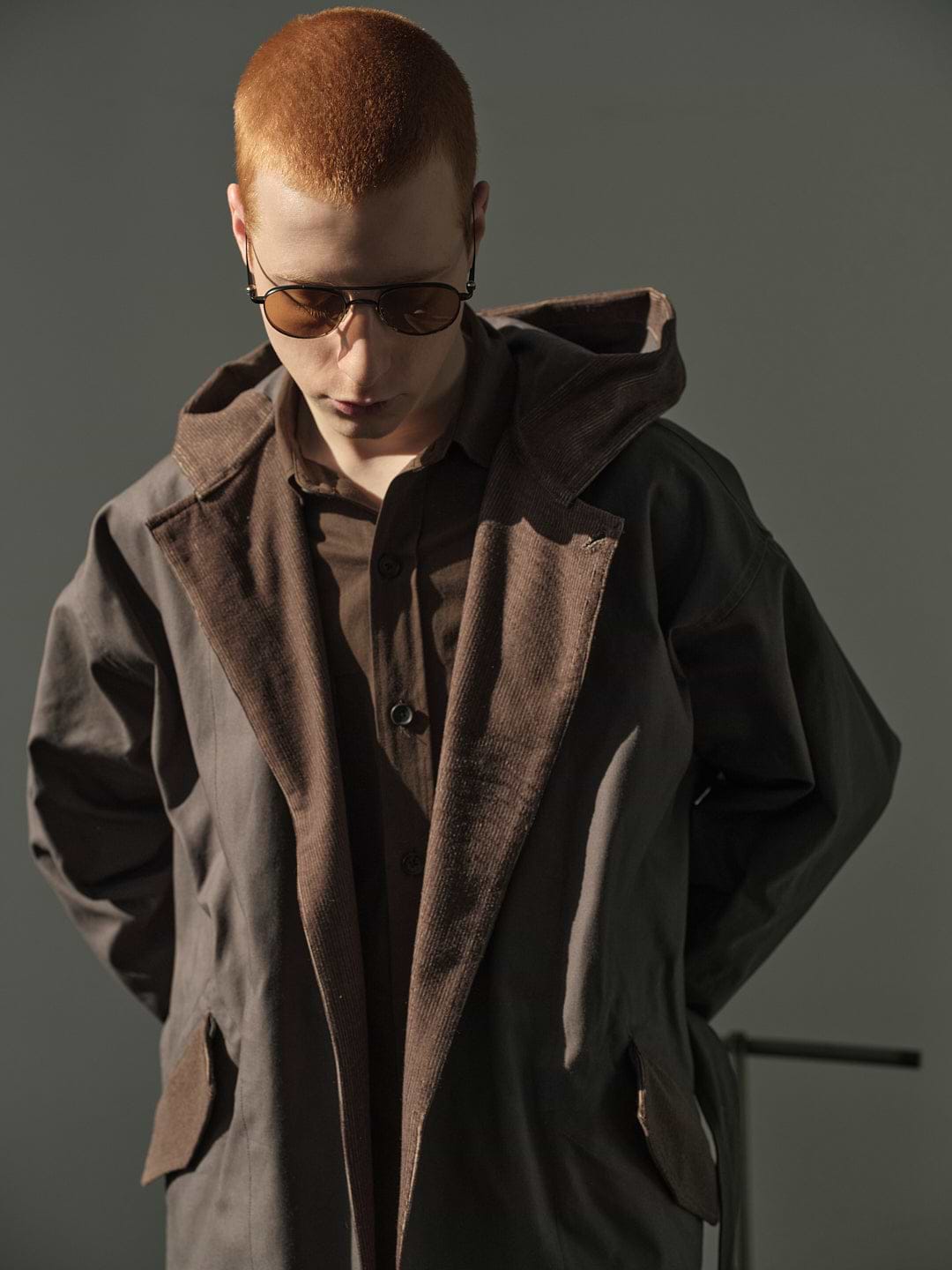 【26AW】コットンOXフーディッドショートコート